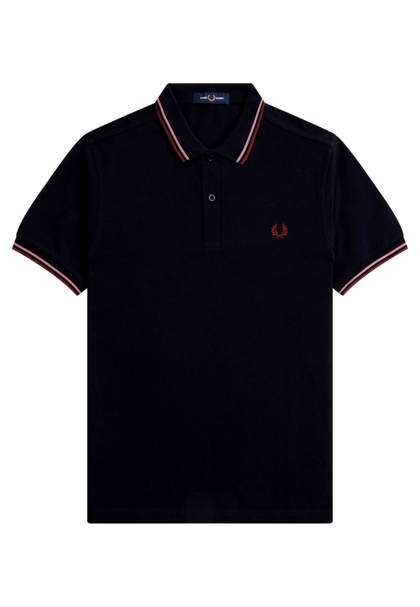 POLO FRED PERRY MARINO T57 TWIN TIPPED SHIRT - AREA ZERO