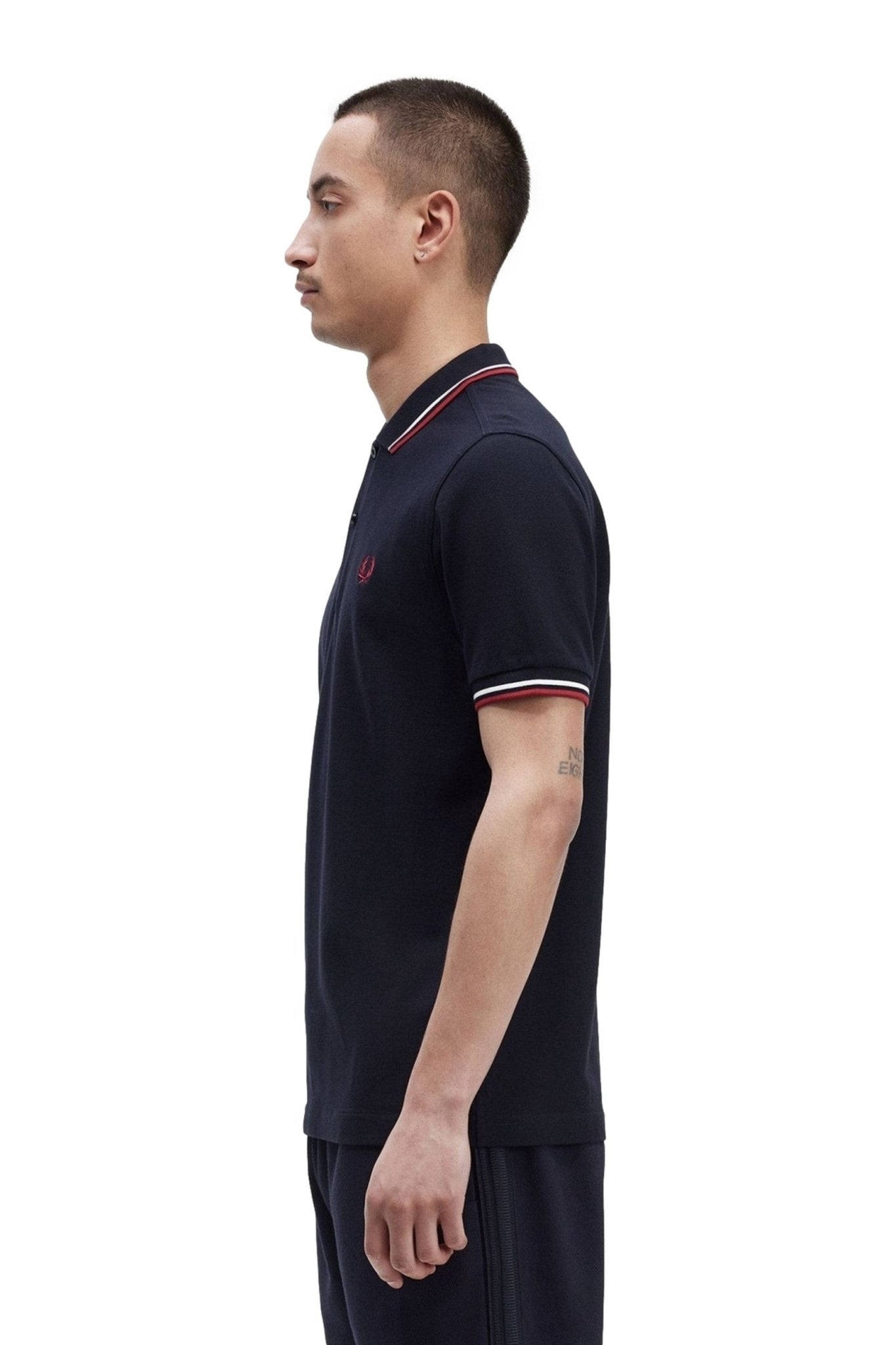 POLO FRED PERRY MARINO TWIN TIPPED SHIRT T55 - AREA ZERO
