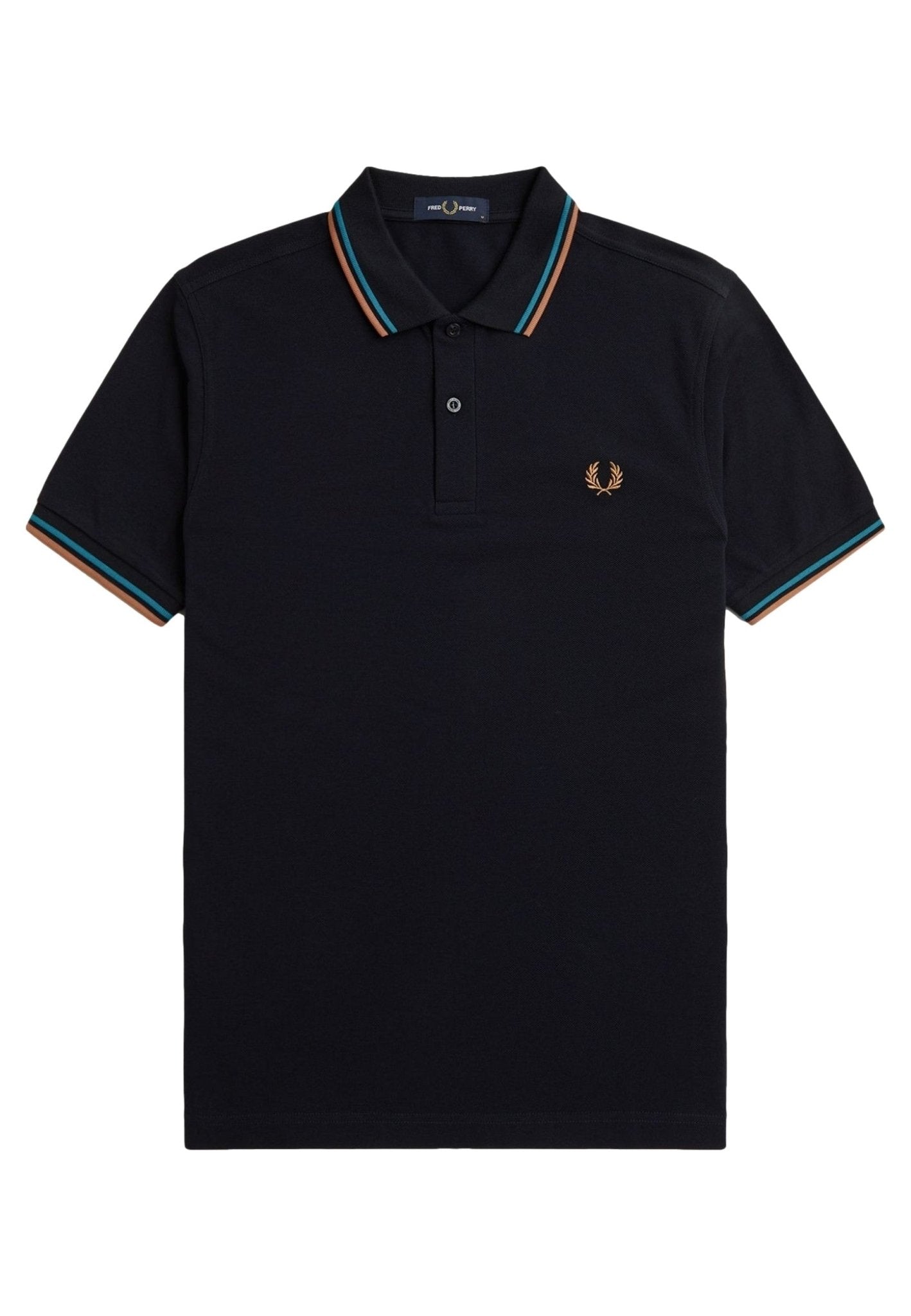 POLO FRED PERRY MARINO V03 TWIN TIPPED SHIRT - AREA ZERO