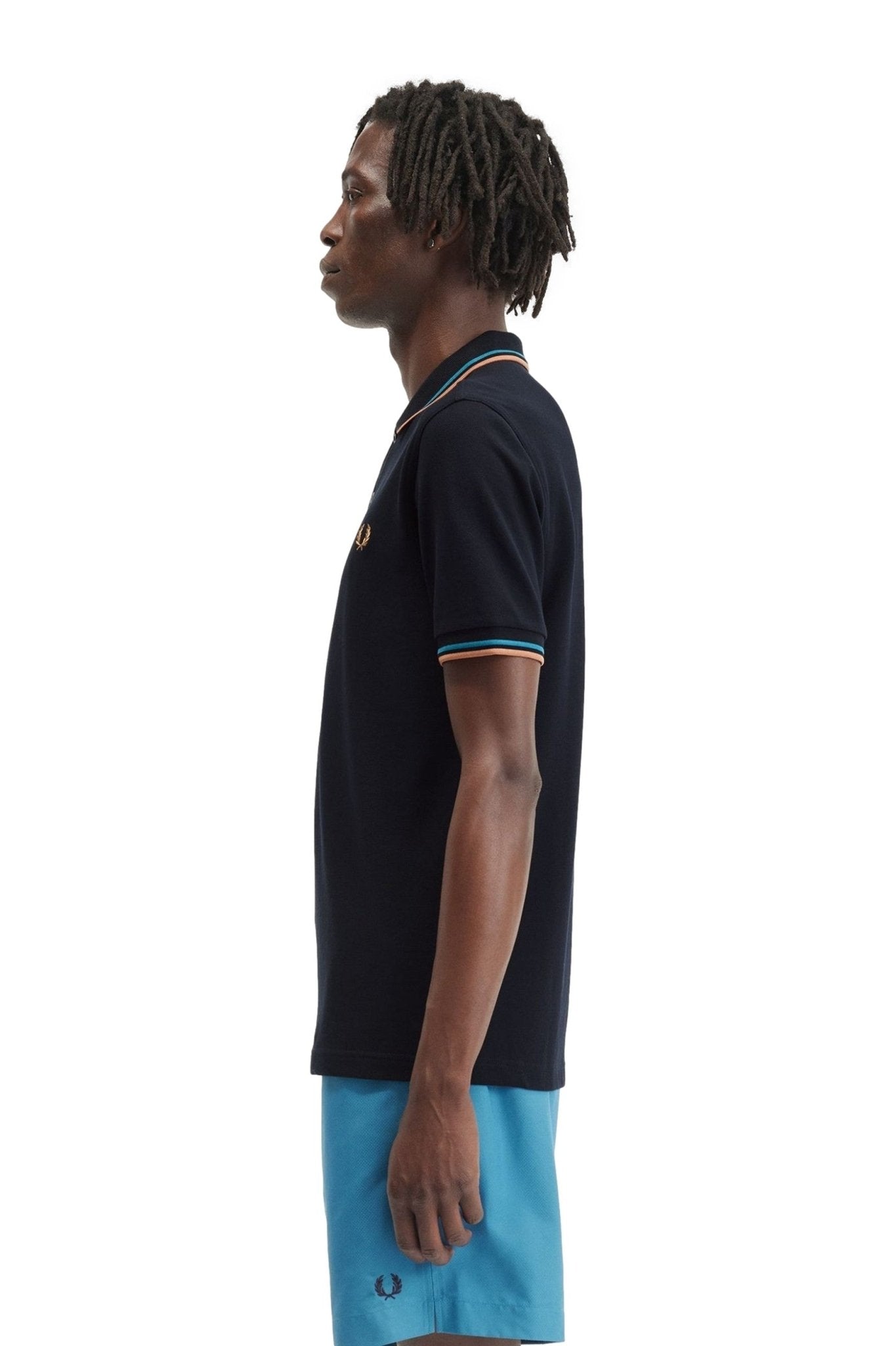 POLO FRED PERRY MARINO V03 TWIN TIPPED SHIRT - AREA ZERO