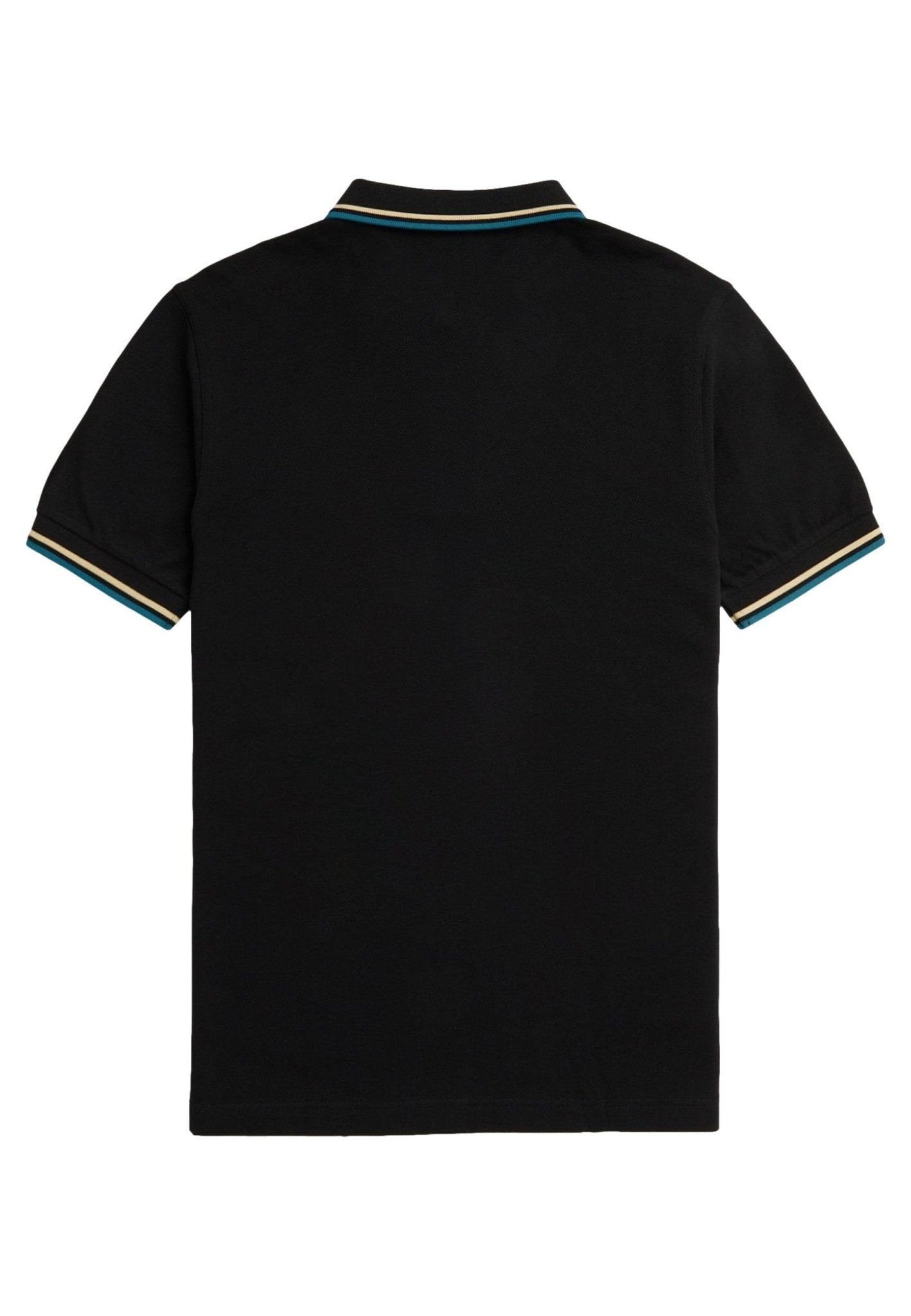 POLO FRED PERRY NEGRO U96 TWIN TIPPED SHIRT - AREA ZERO