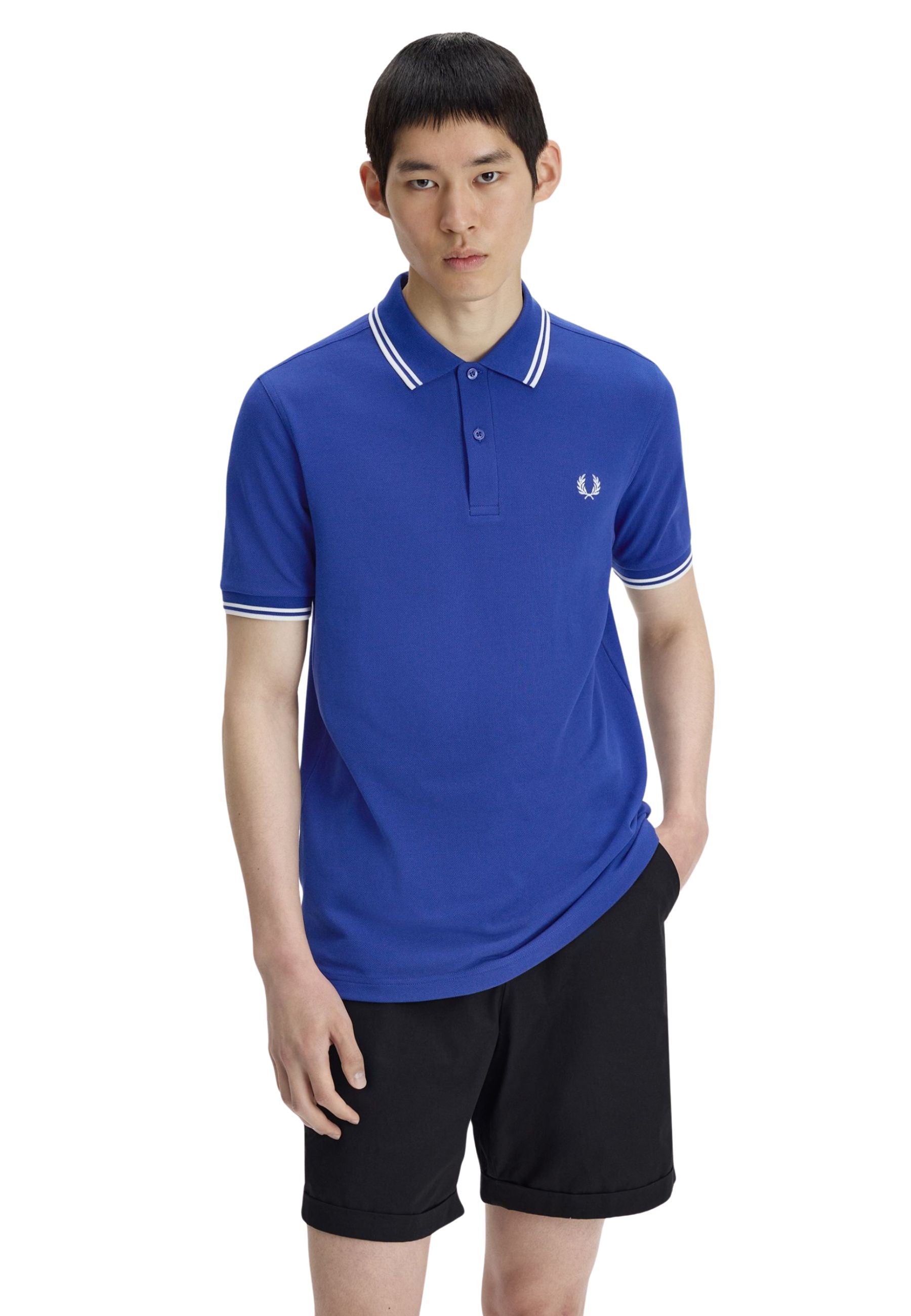 POLO FRED PERRY ROYAL ECLIPSE SOHO TWIN TIPPED SHORT