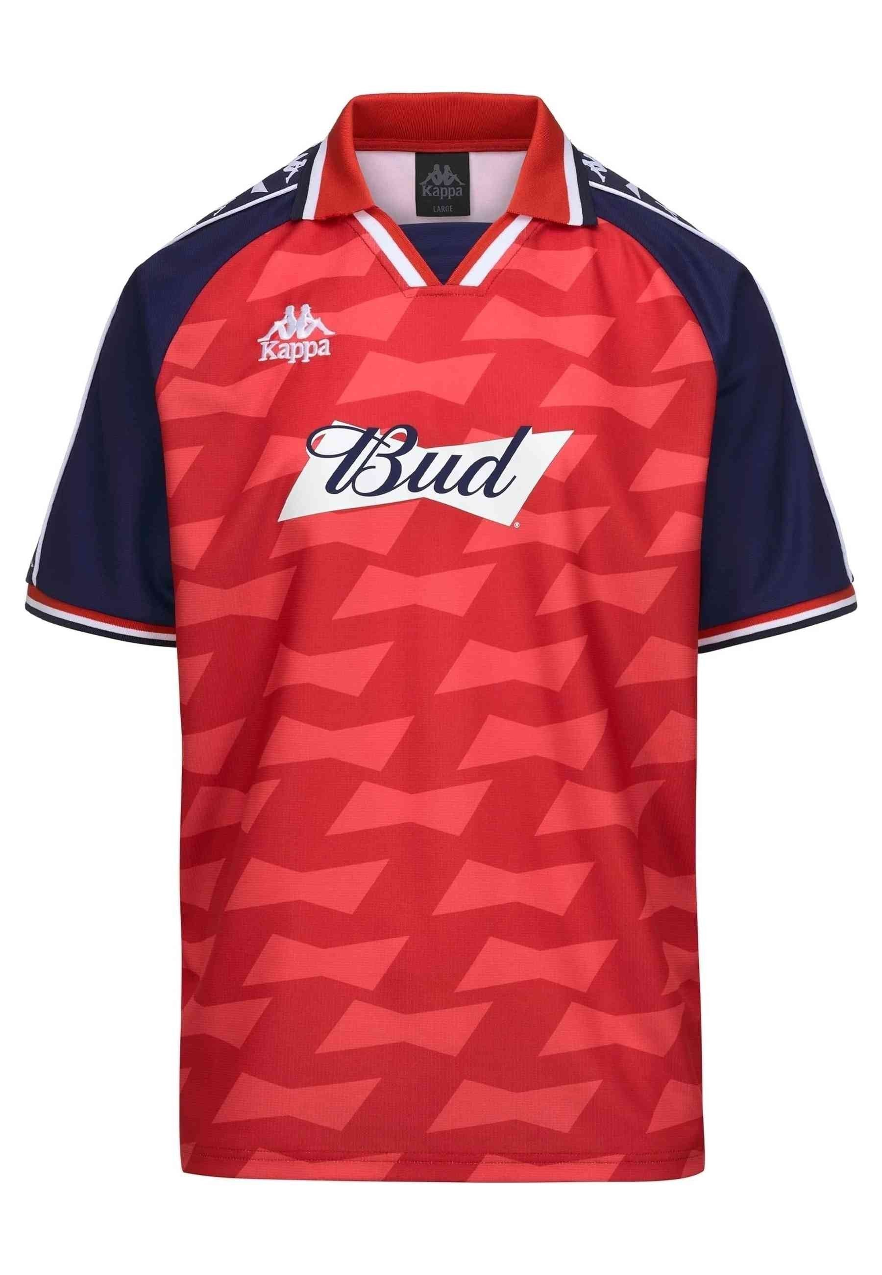 POLO KAPPA X BUDWEISER ROJO MIKAIL RETRO SHIRT