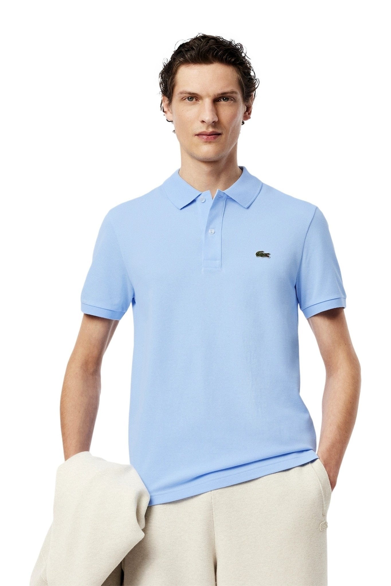 POLO LACOSTE CELESTE SLIM FIT LIGHT POLO SHIRT - AREA ZERO