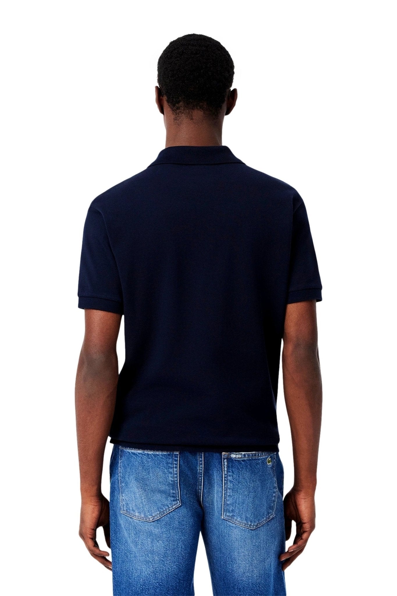 POLO LACOSTE MARINO CLASSIC FIT LIGHT POLO SHIRT - AREA ZERO