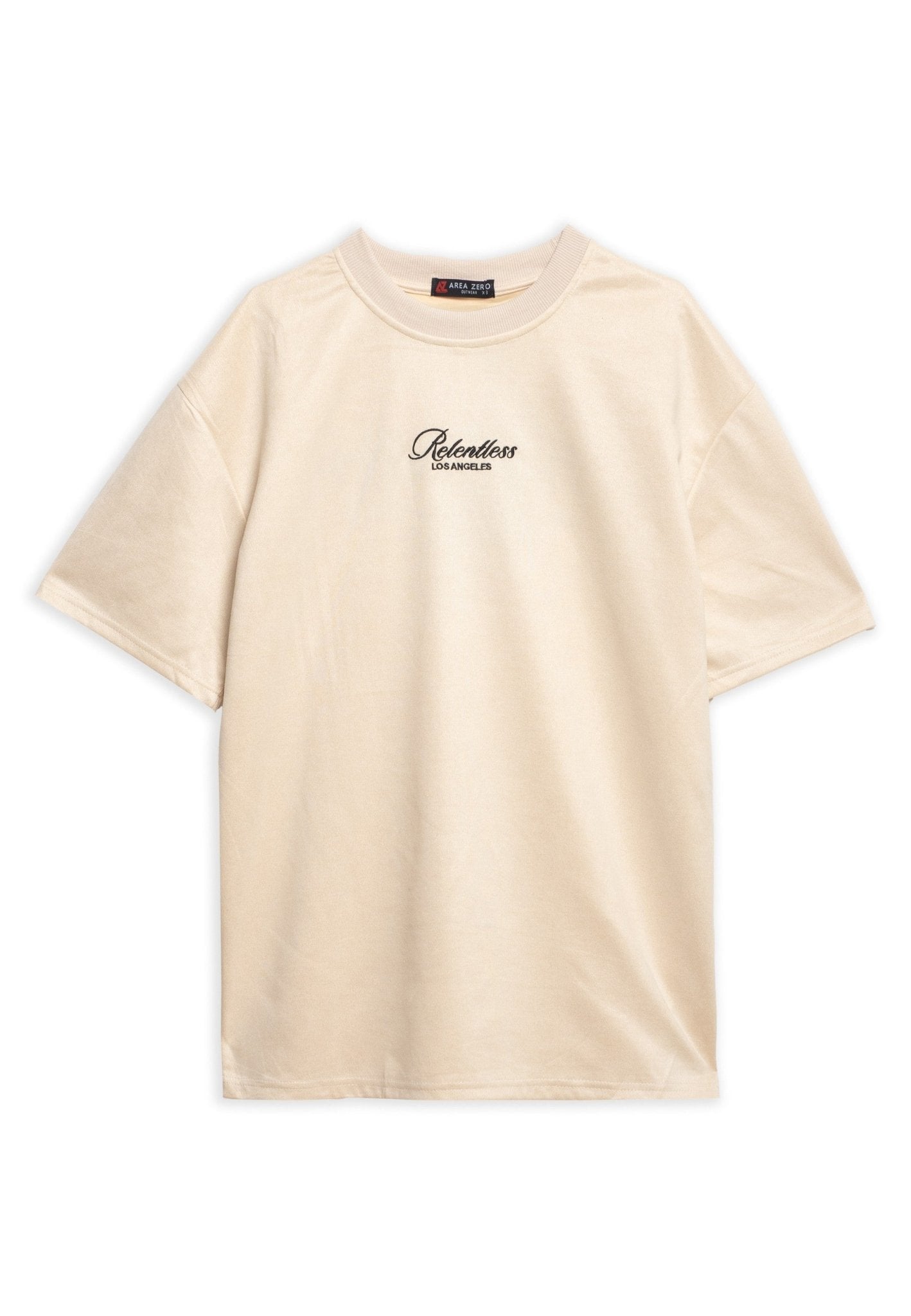 RELENTLEES BEIGE TEE | PACK - AREA ZERO