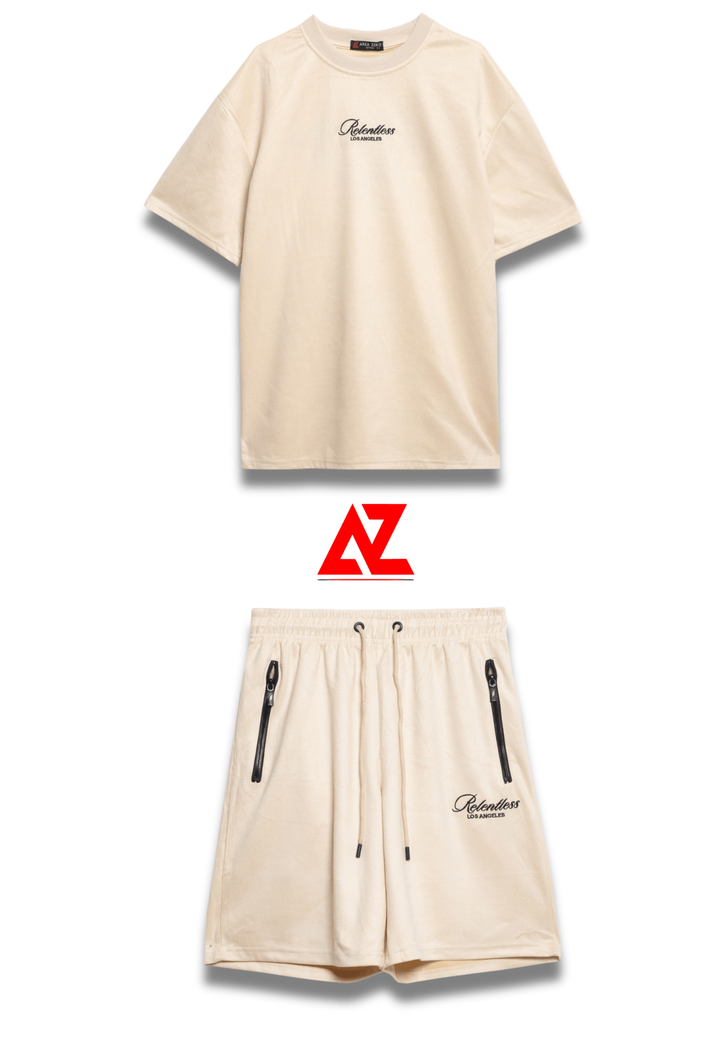 RELENTLEES BEIGE TEE | PACK - AREA ZERO