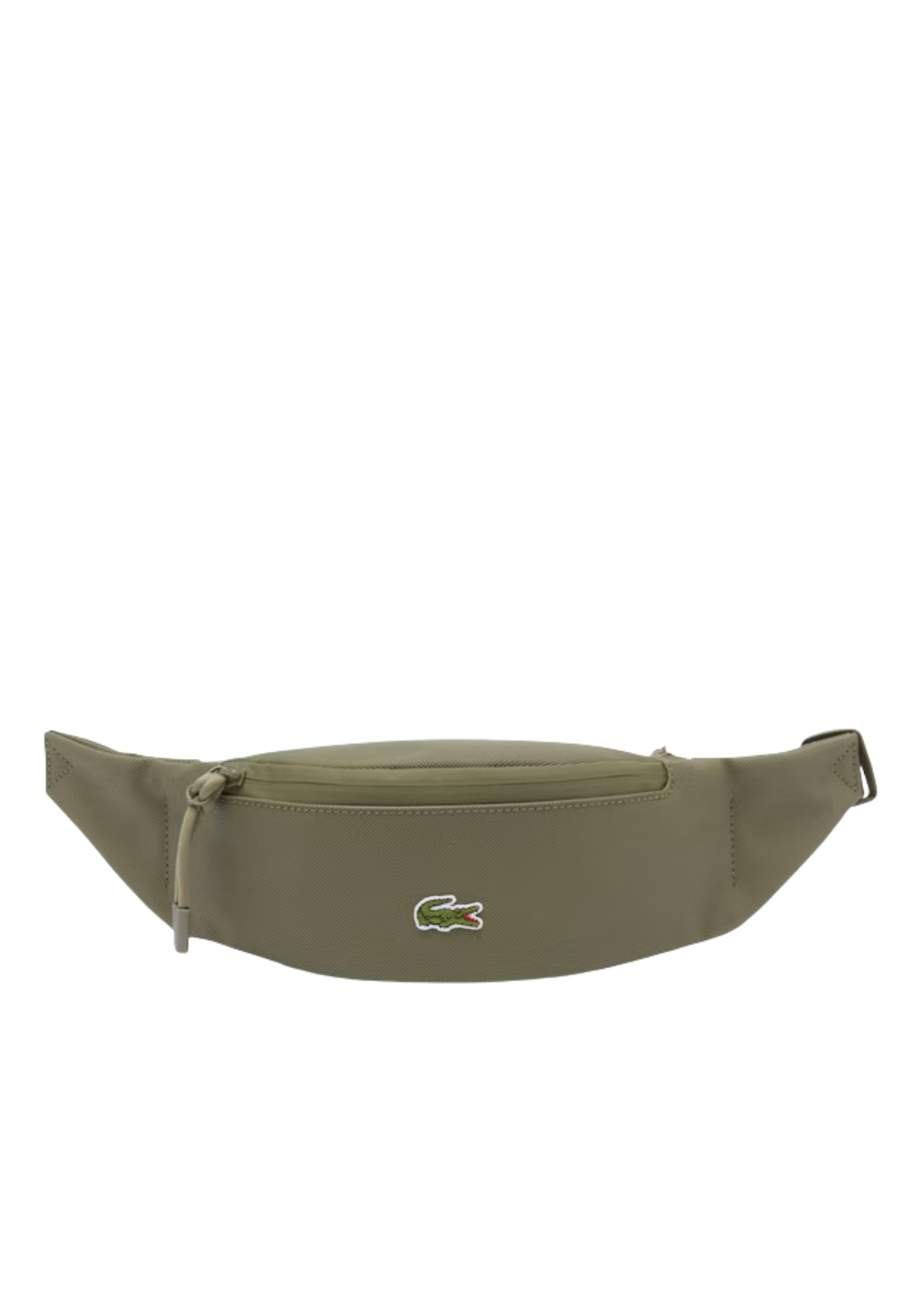RIÑONERA LACOSTE VERDE SMALL FRONT CROCO WAISTBAG
