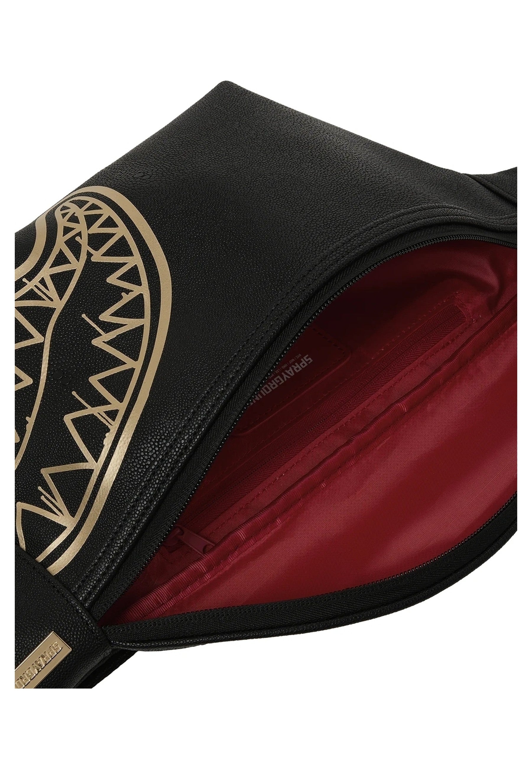 RIÑONERA SPARYGROUND NEGRA THAT GOLD DRAP CROSSBODY SAVVY