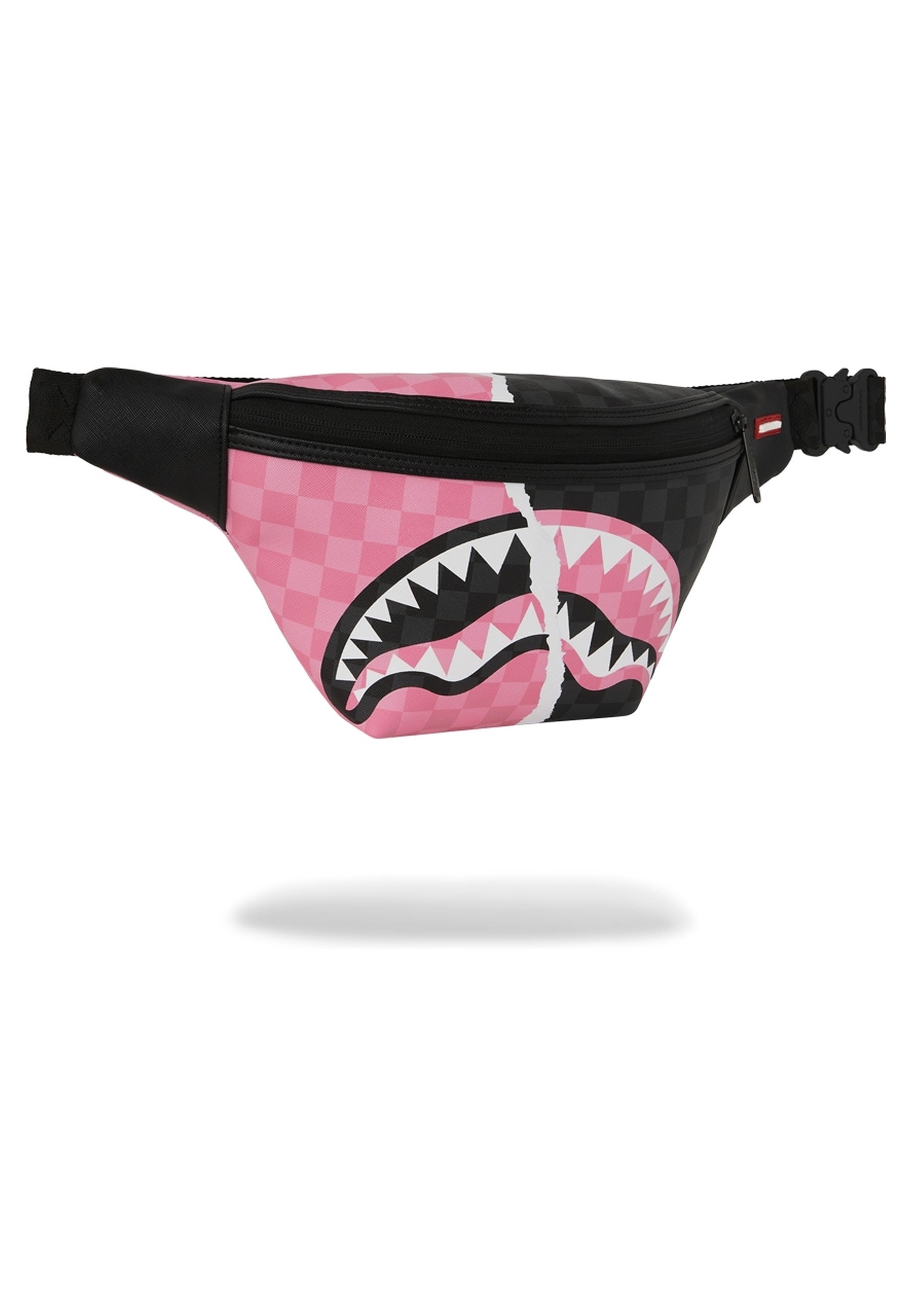 RIÑONERA SPRAYGROUND ROSA PINK AND BLACK TEAR SIP SAVVY CROSSBODY