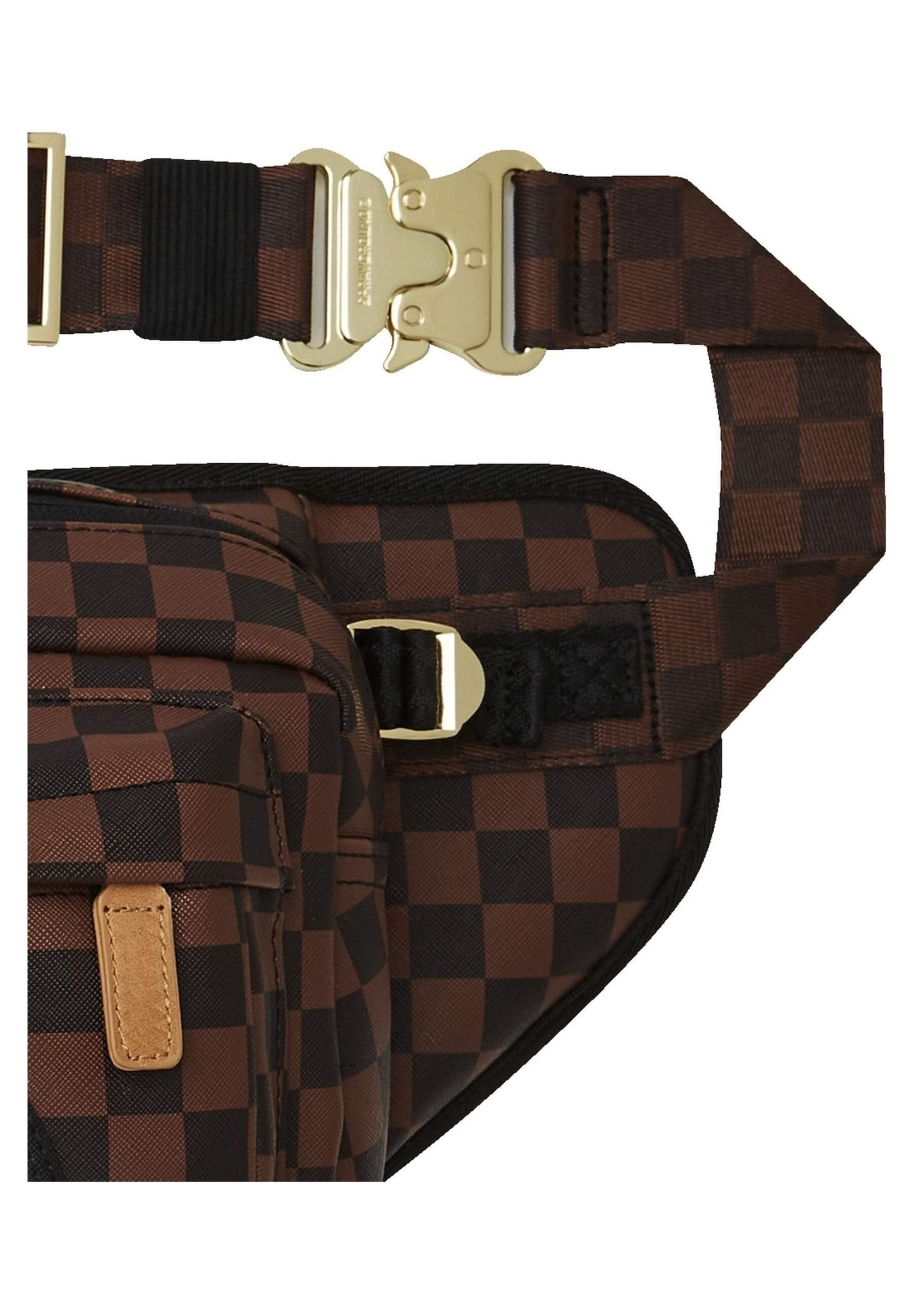 RIÑONERA SPRAYGROUND MARRON HENNYVILLE CARGO CROSSBODY - AREA ZERO