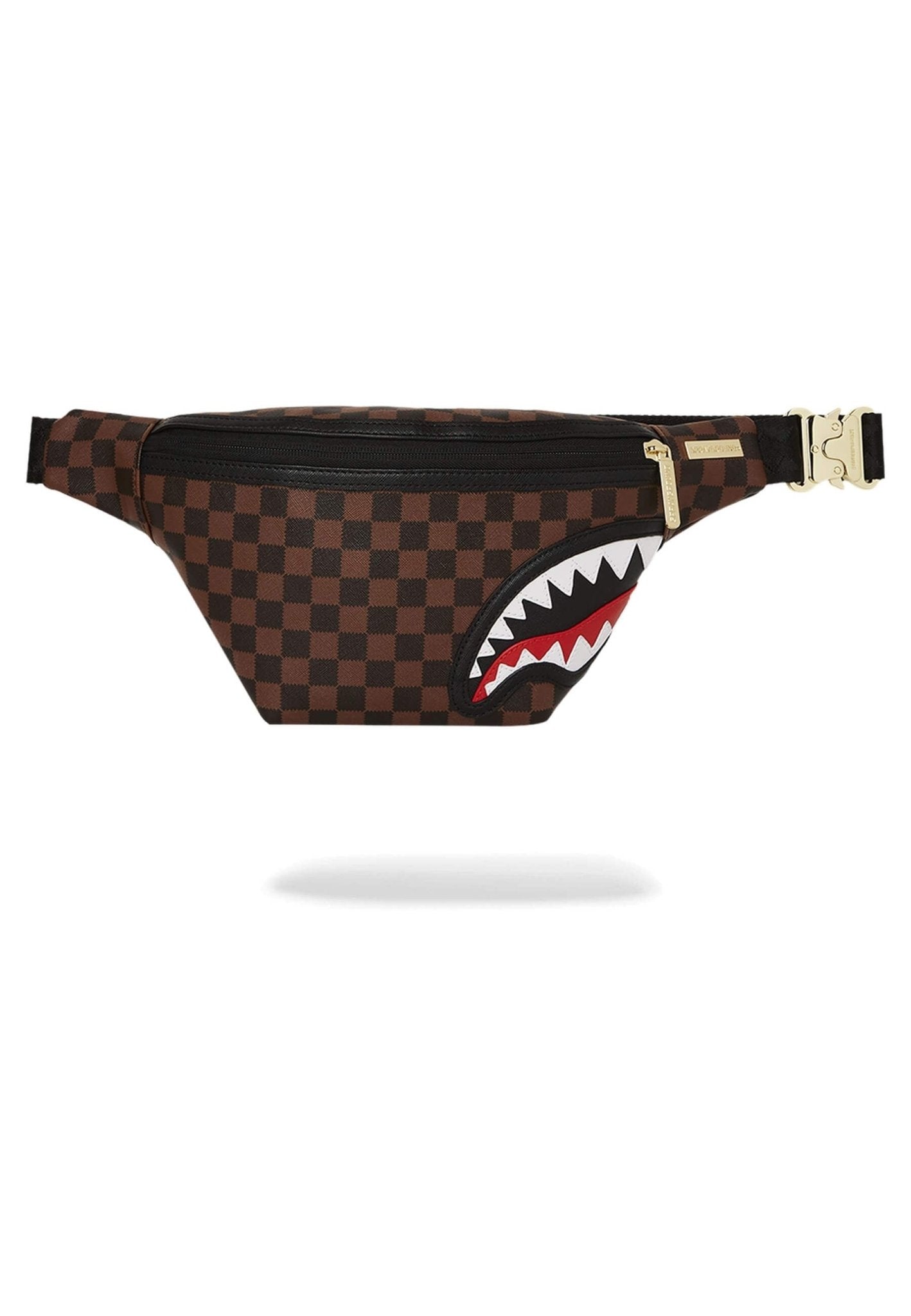 RIÑONERA SPRAYGROUND MARRON SAWTOOTH SHARKS IN PARIS SAVVY CROSSBODY - AREA ZERO