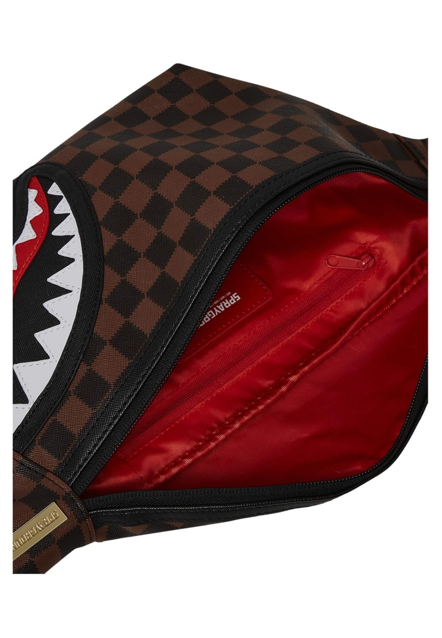 RIÑONERA SPRAYGROUND MARRON SAWTOOTH SHARKS IN PARIS SAVVY CROSSBODY - AREA ZERO
