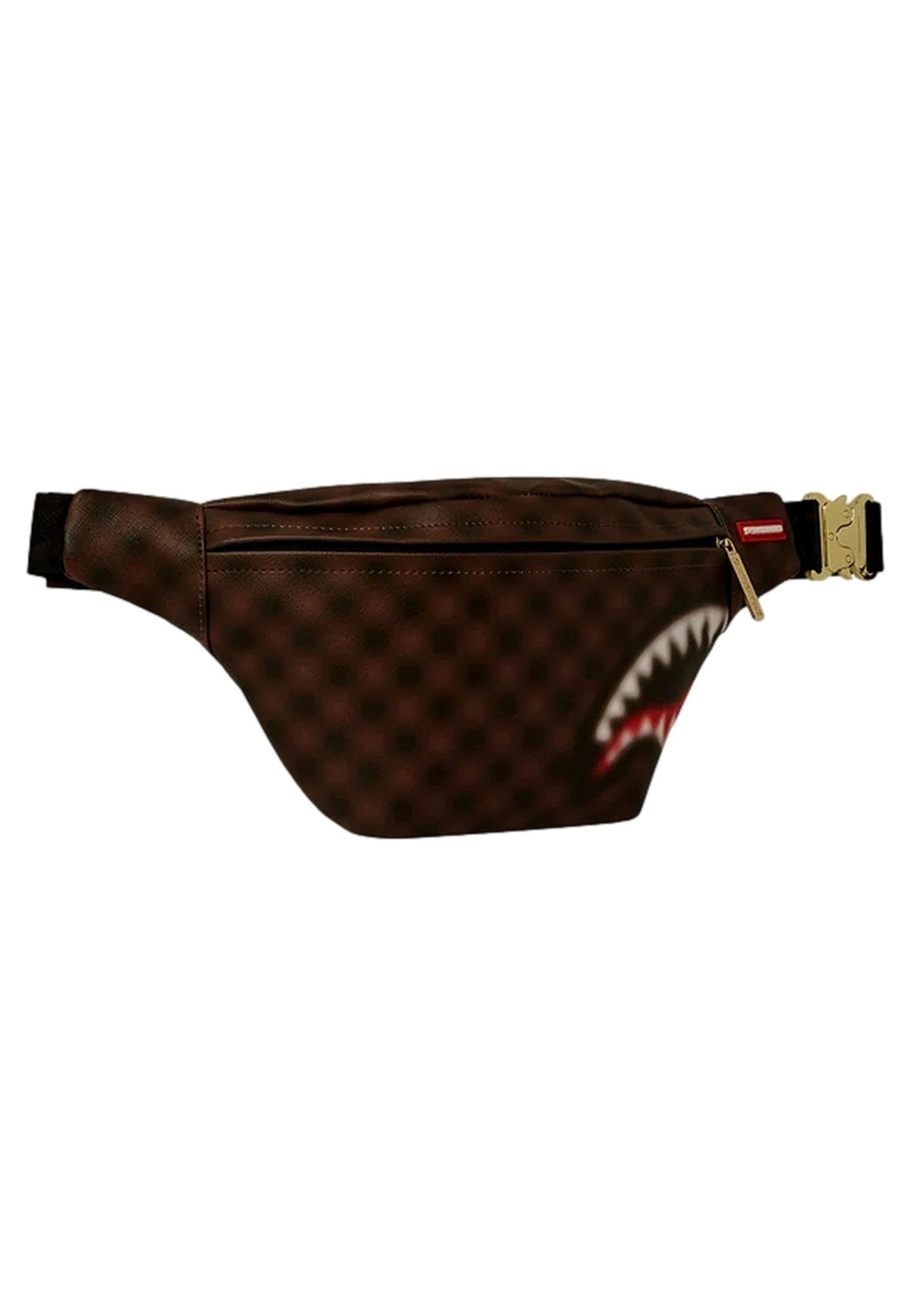 RIÑONERA SPRAYGROUND MARRON SHARKS IN PARIS BLUR SAVVY CROSSBODY - AREA ZERO