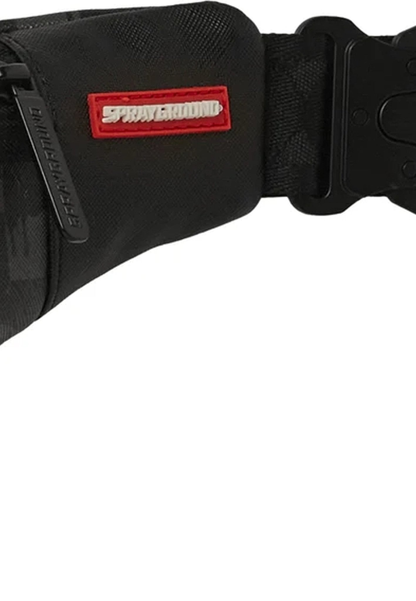 RIÑONERA SPRAYGROUND NEGRA HANGOVER DRIP CHECK CROSSBODY - AREA ZERO