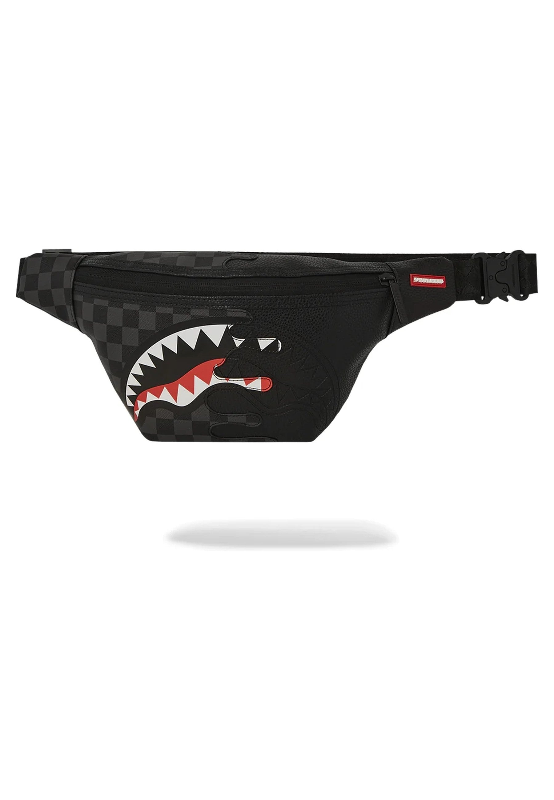 RIÑONERA SPRAYGROUND NEGRA UNFINISHED SHARK CROSSBODY