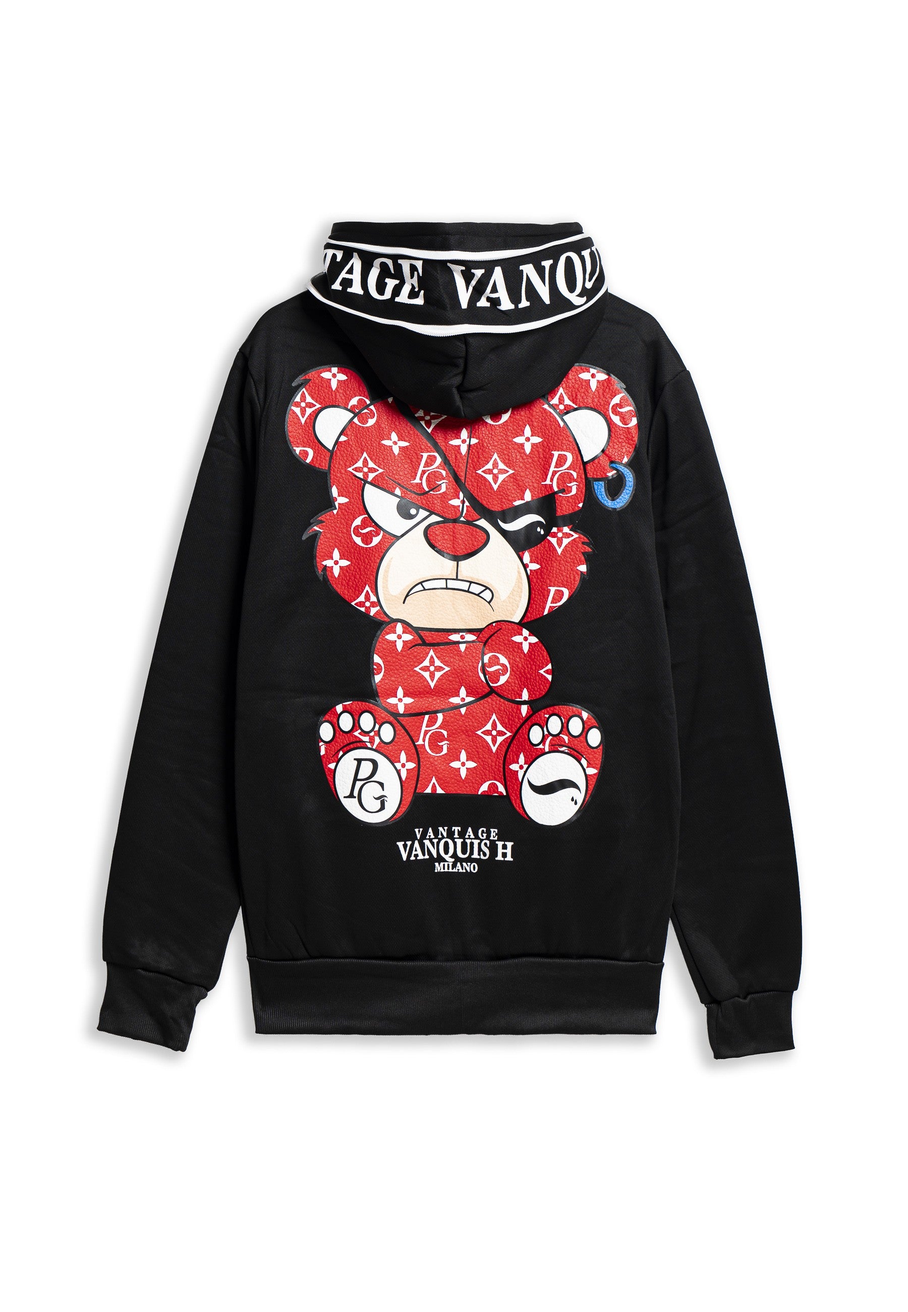 CHAQUETA NEGRA/ROJA VANTAGE PIRATE BEAR TRACKJACKET