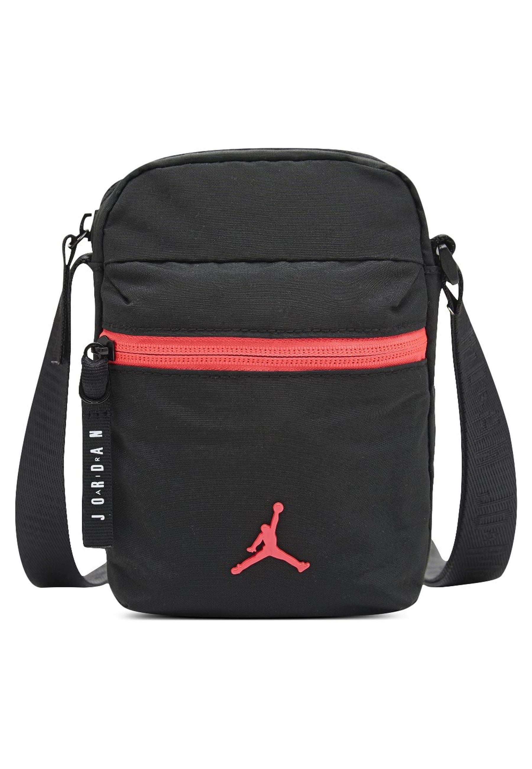 BOLSO JORDAN NEGRO/ROJO CONTRAST NEON AIRBORNE FESTIVAL BAG