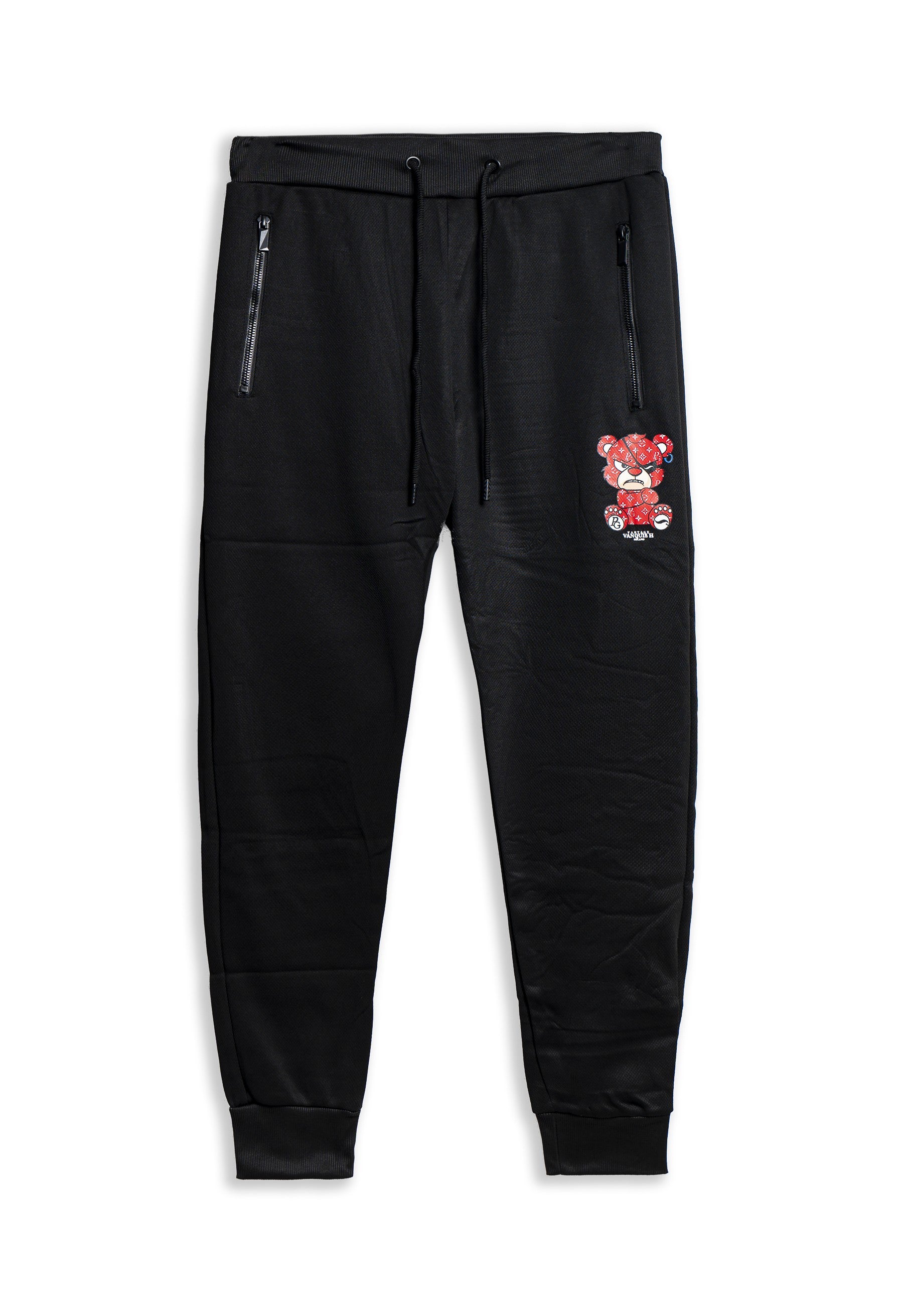 PANTALON NEGRO/ROJO VANTAGE PIRATE BEAR TRACK PANT