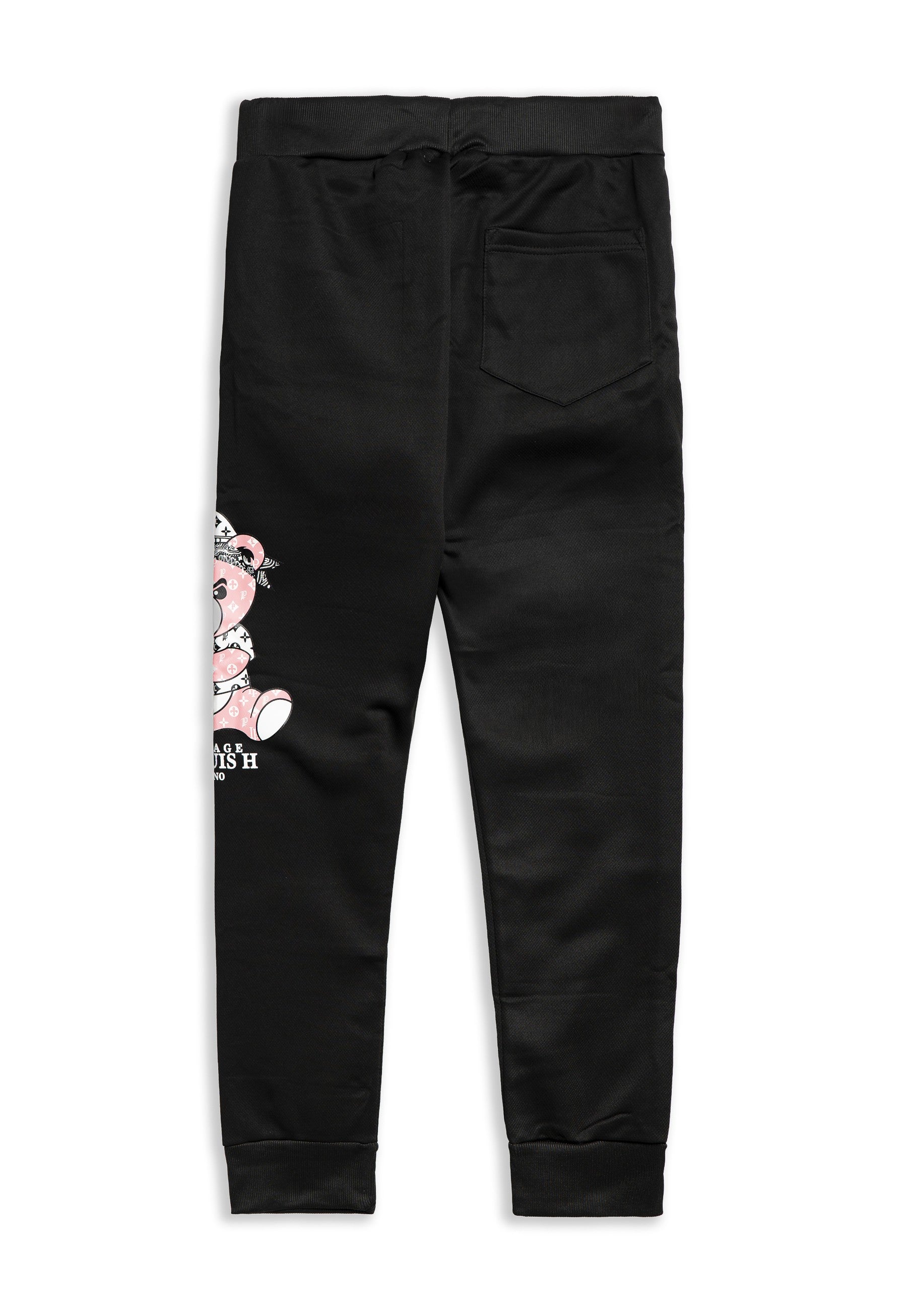PANTALON NEGRO/ROSA BIG ANGRY BEAR PANT