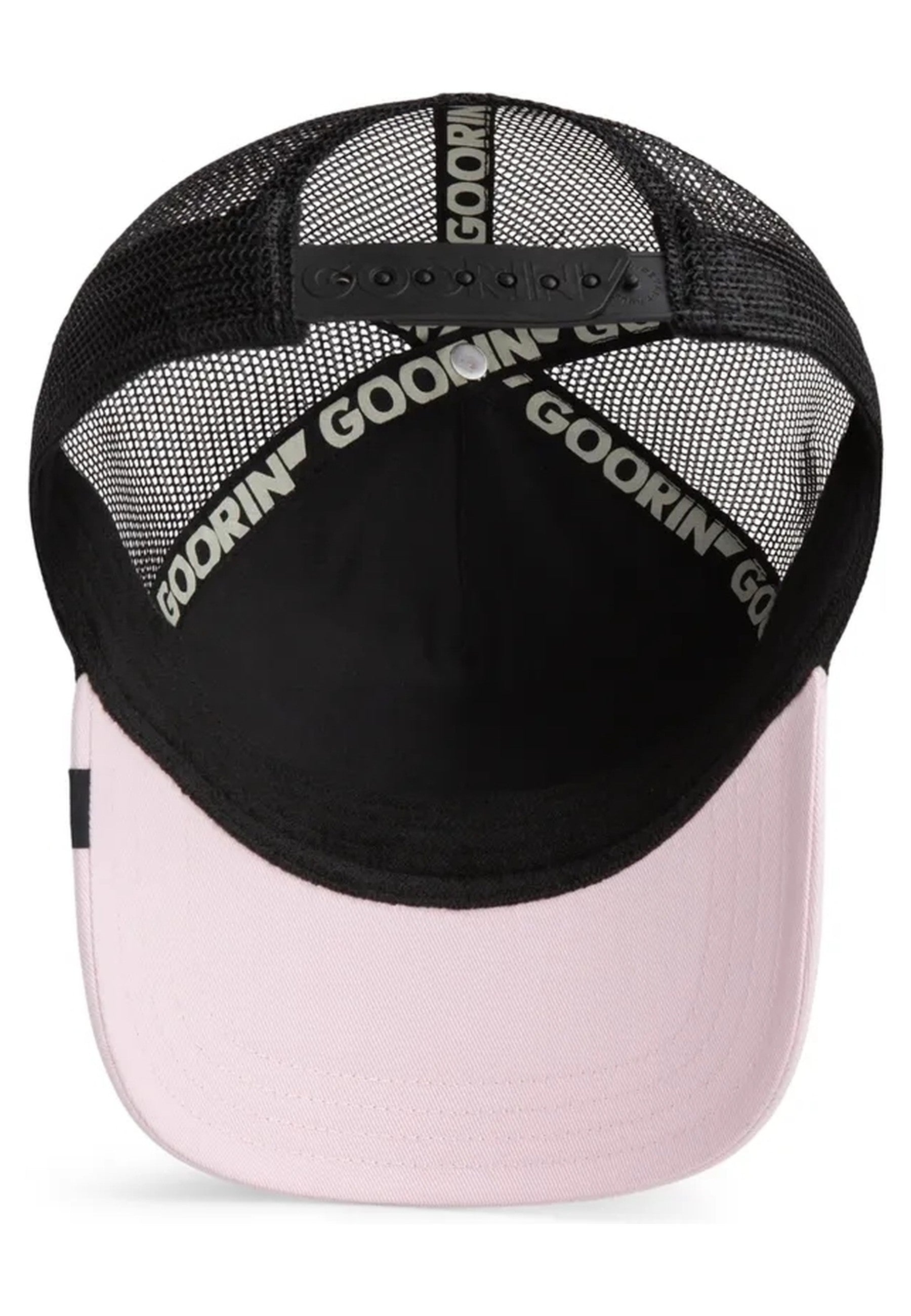GORRA GOORIN BROS NEGRA/ROSA PITBULL TRUCKER CAP