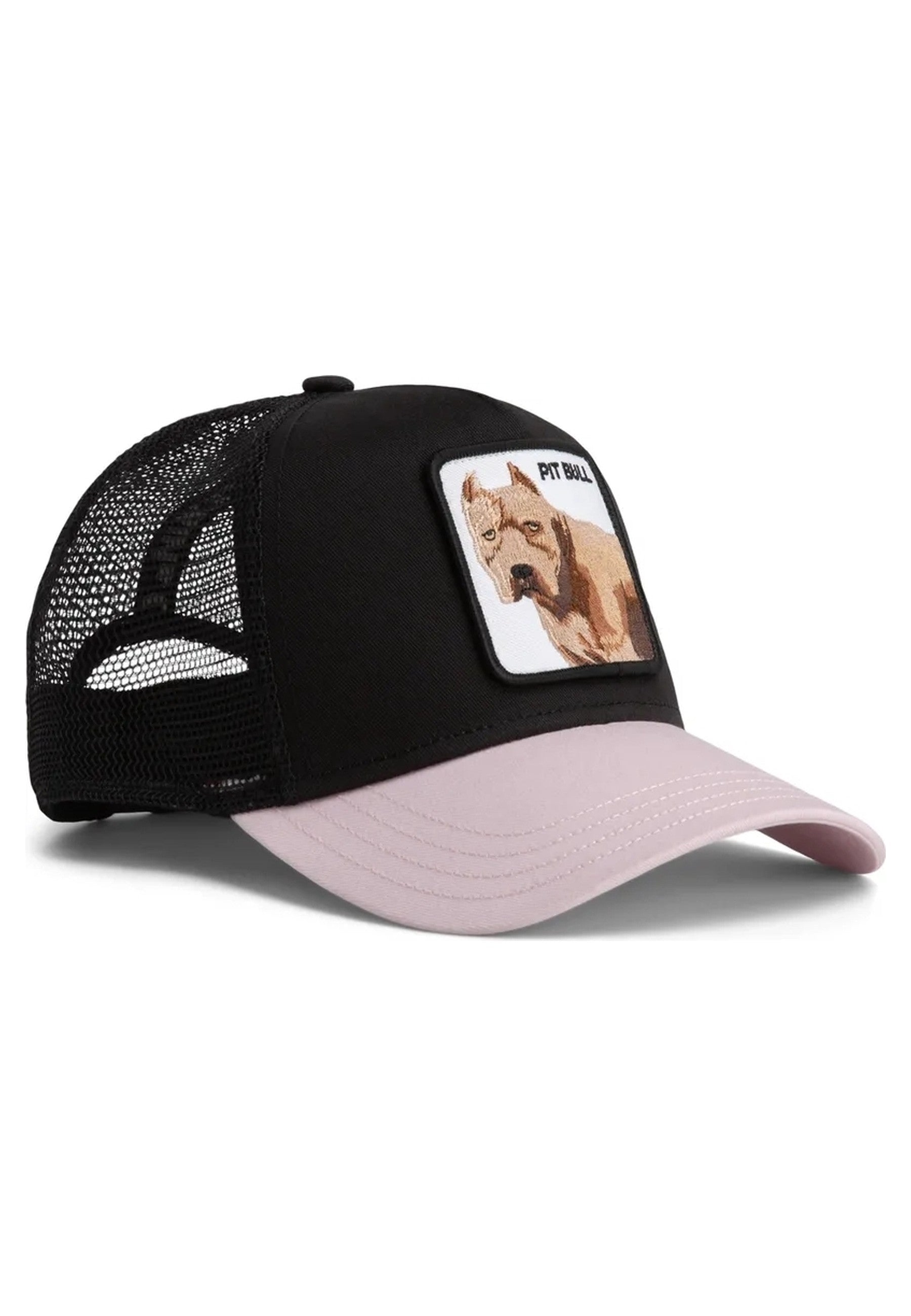 GORRA GOORIN BROS NEGRA/ROSA PITBULL TRUCKER CAP