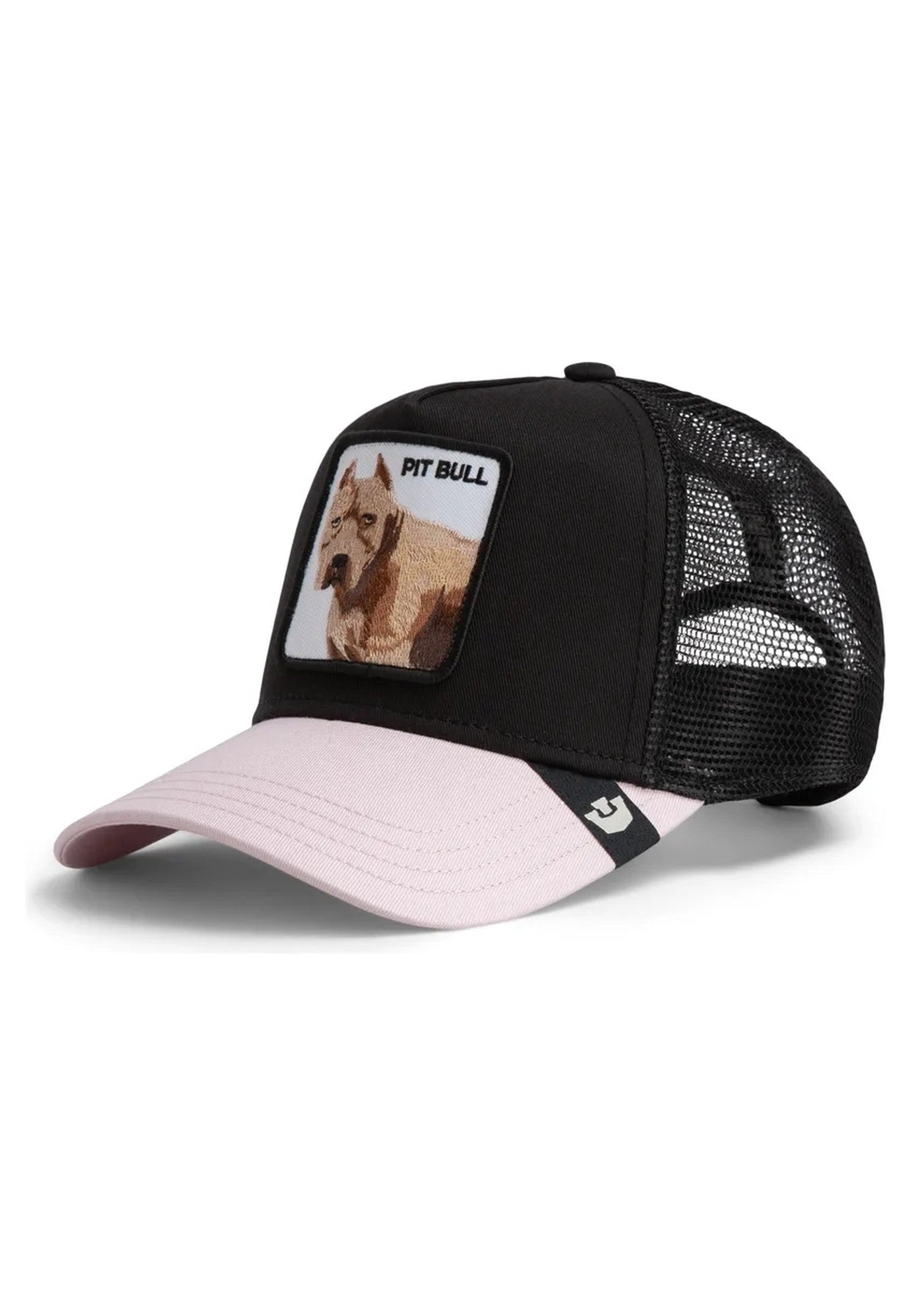 GORRA GOORIN BROS NEGRA/ROSA PITBULL TRUCKER CAP