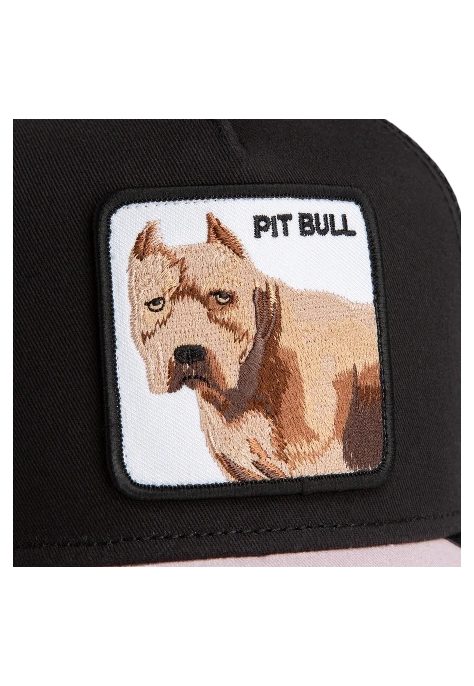 GORRA GOORIN BROS NEGRA/ROSA PITBULL TRUCKER CAP
