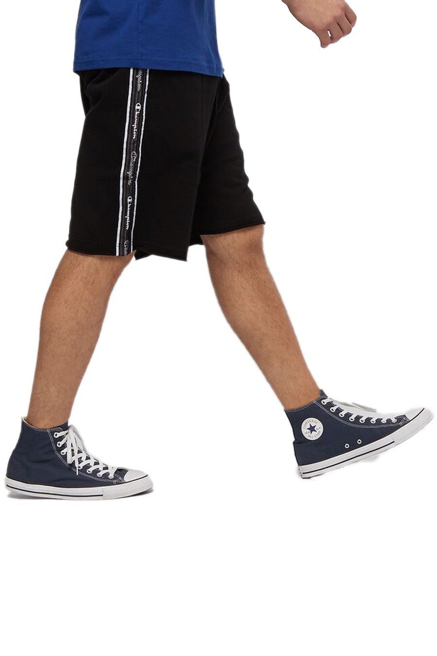 SHORT CHAMPION MARINO FRANJAS LATERALES LOGOS - AREA ZERO