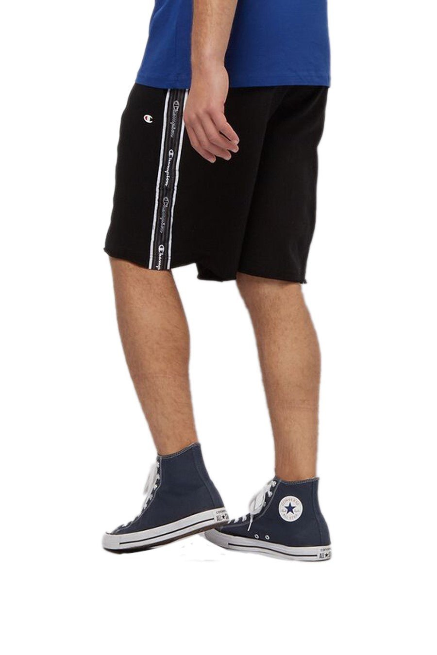 SHORT CHAMPION MARINO FRANJAS LATERALES LOGOS - AREA ZERO