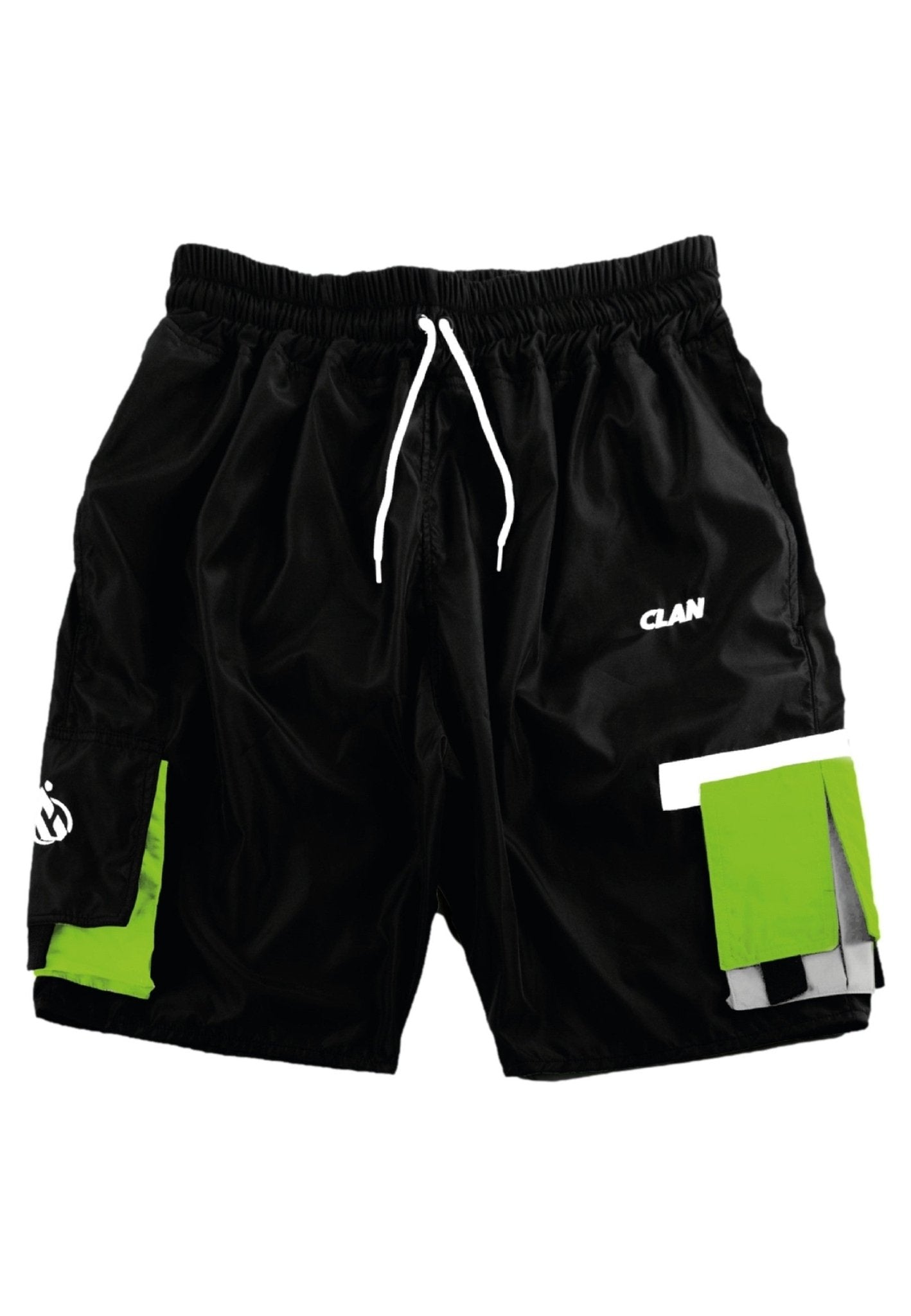 SHORT CLAN NEGRO BLACK LEMON - AREA ZERO