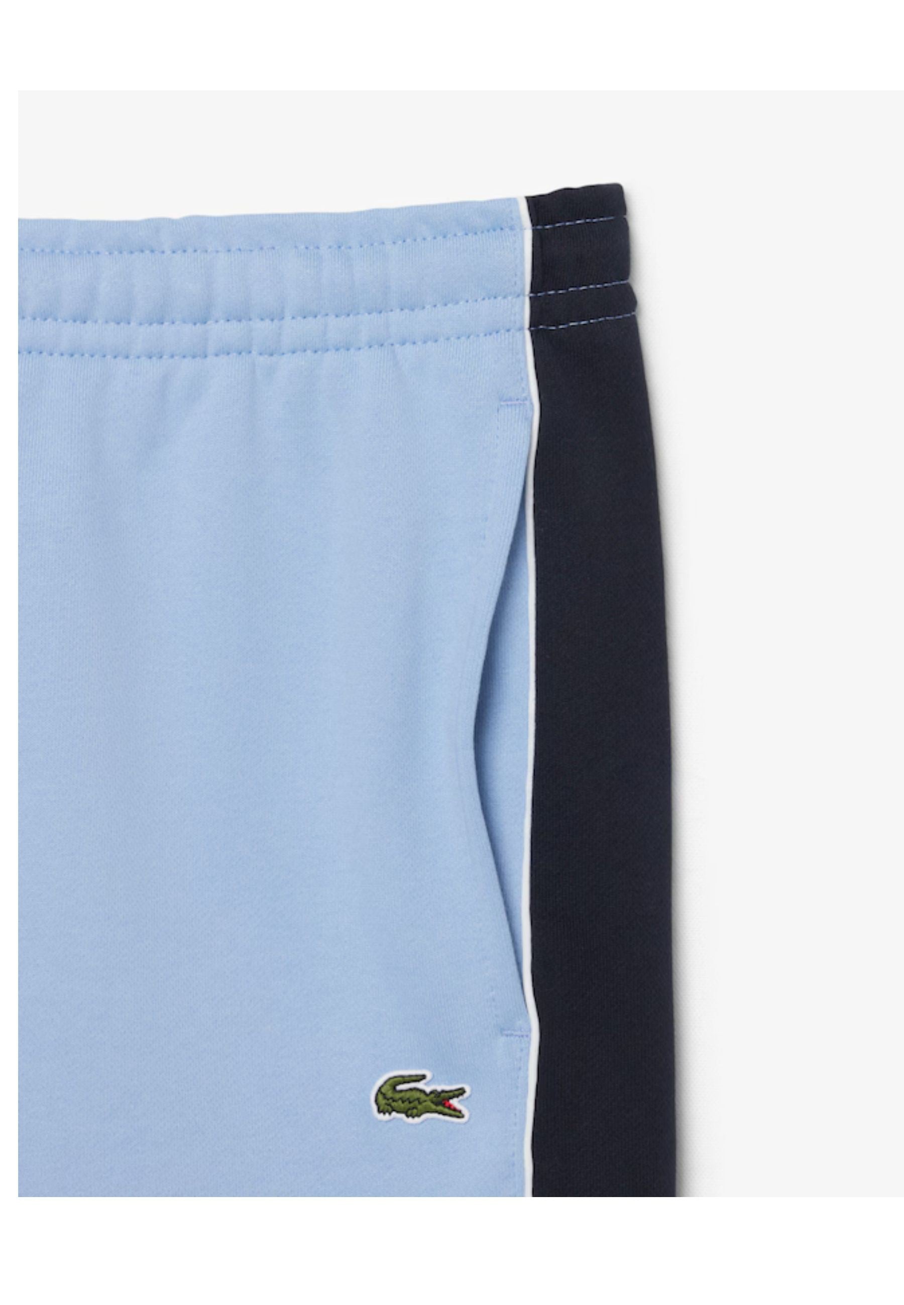 SHORT LACOSTE CELESTE COLOUR BLOCK FLEECE SHORT