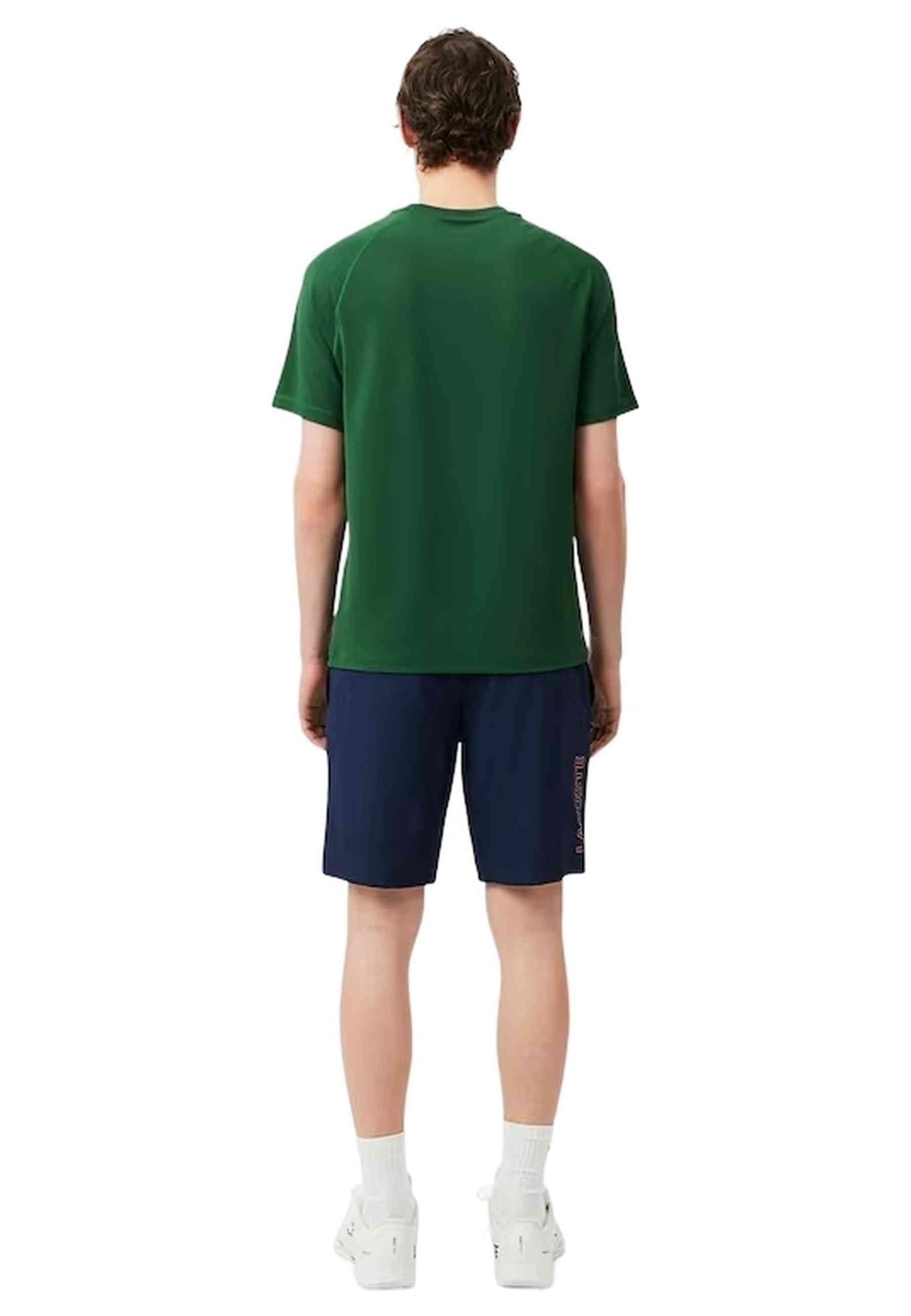 SHORT LACOSTE MARINO DIAMOND TAFETA RIBETED SHORT