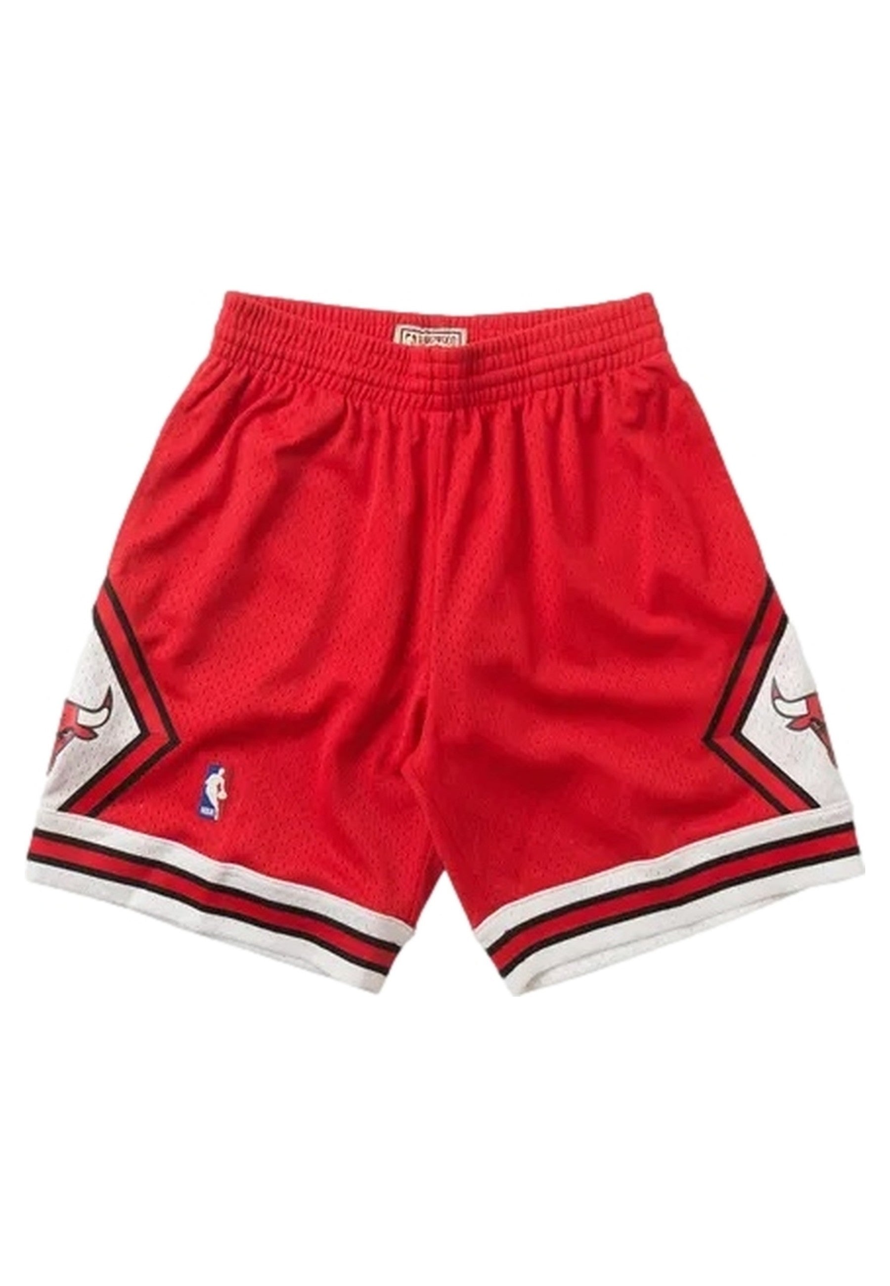 SHORT MICHELL & NESS ROJO BULLS SWINGMAN MESH