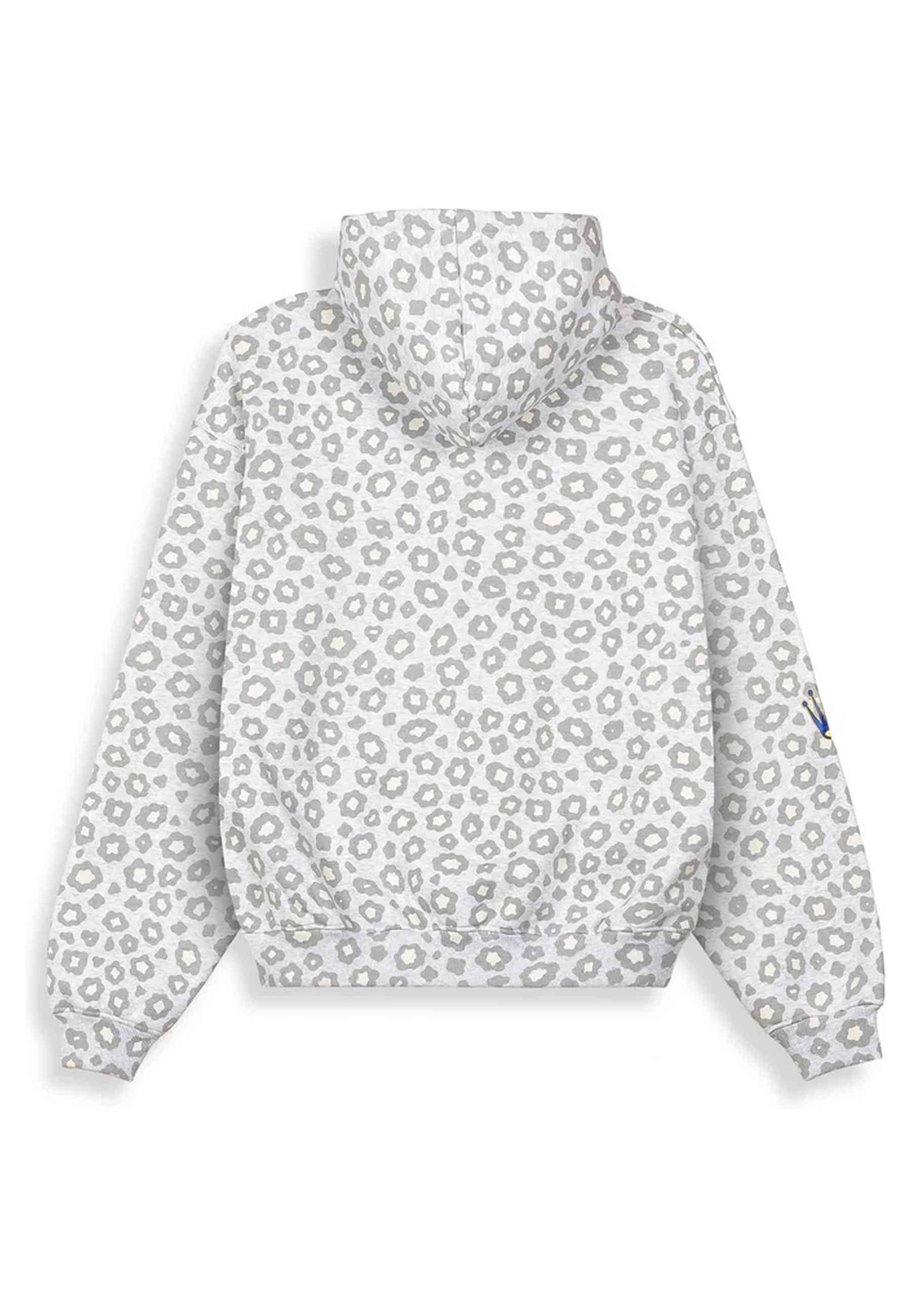 SUDADADERA GRIMEY GRIS ROYAL PAW BOXY HOODIE