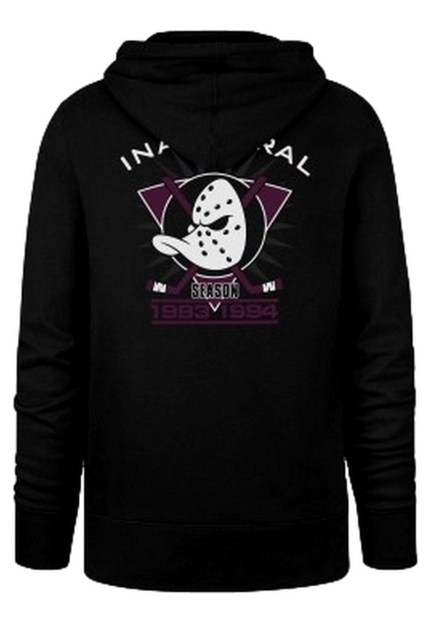 SUDADERA 47 BRAND NEGRA DUCKS INAUGURAL SEASON HOODIE - AREA ZERO