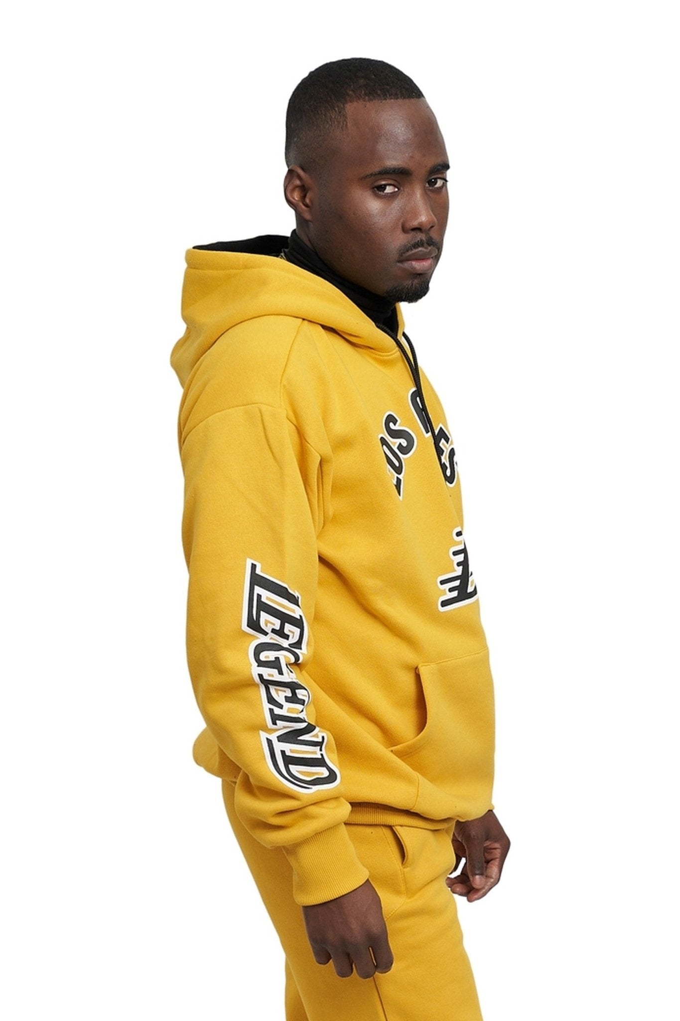 SUDADERA AMARILLA LOS ANGELES LEGEND HOODIE - AREA ZERO