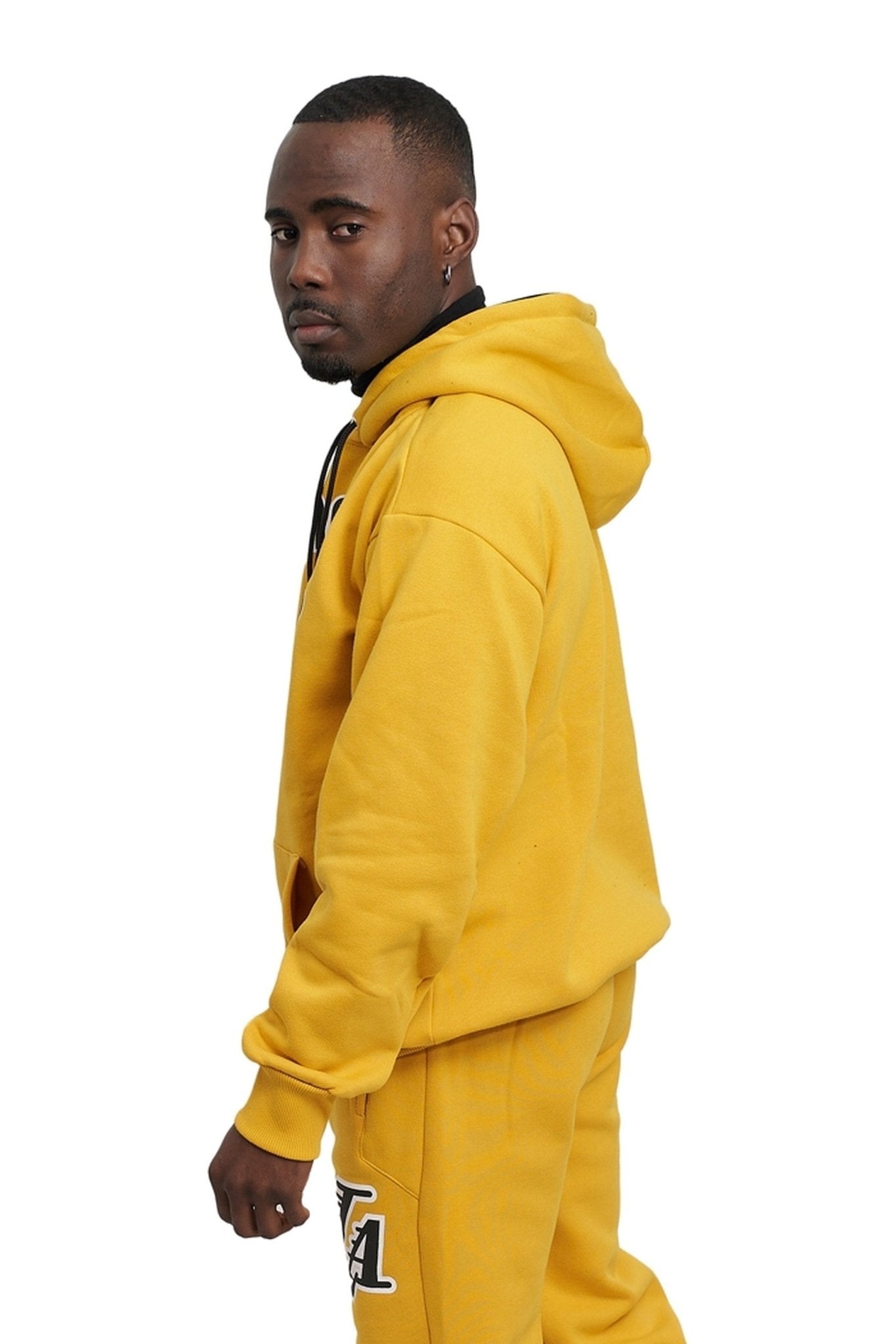 SUDADERA AMARILLA LOS ANGELES LEGEND HOODIE - AREA ZERO