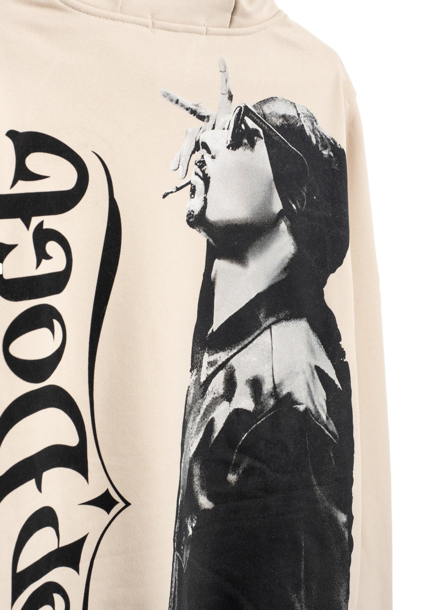 SUDADERA BEIGE SNOOP DOG RAPPER HOODIE - AREA ZERO