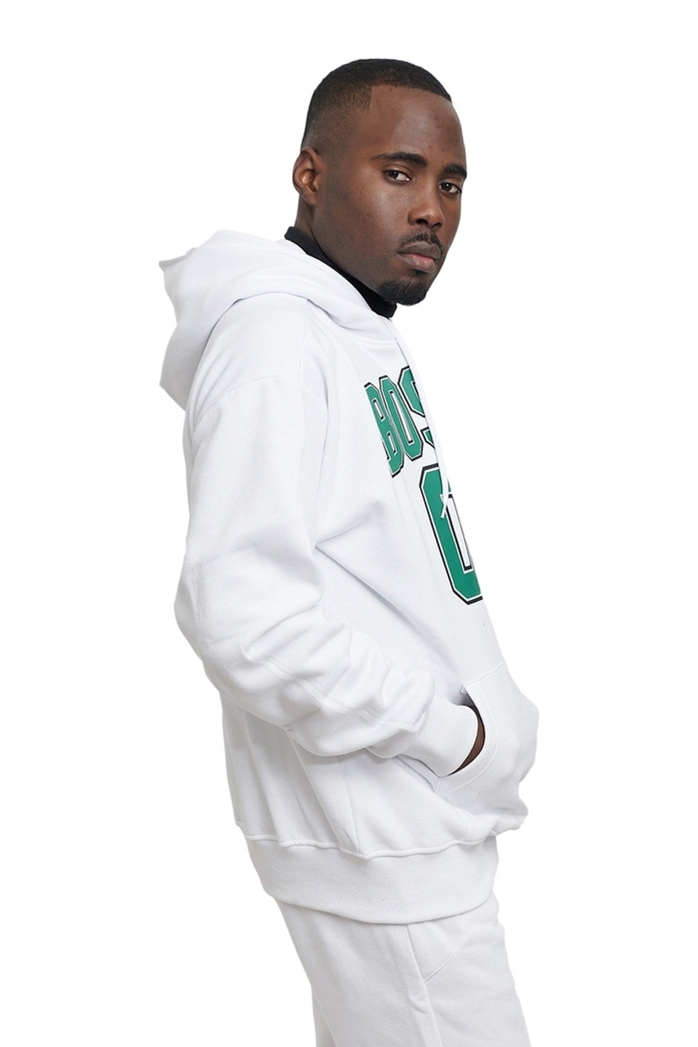SUDADERA BLANCA BOSTON 00 HOODIE - AREA ZERO