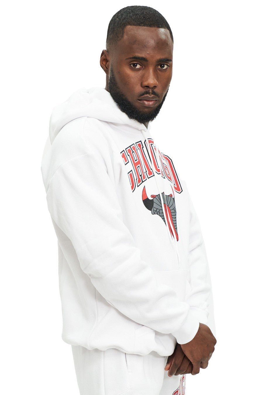 SUDADERA BLANCA CHICAGO SNEAKERS HOODIE - AREA ZERO