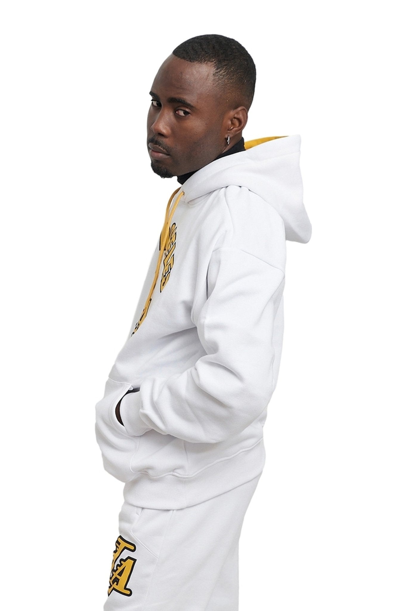 SUDADERA BLANCA LOS ANGELES LEGEND HOODIE - AREA ZERO