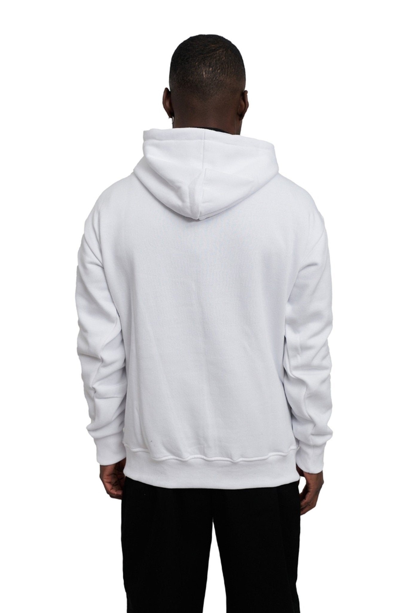 SUDADERA BLANCA/ROJA CHICAGO SNEAKERS GOLDEN FACE HOODIE - AREA ZERO