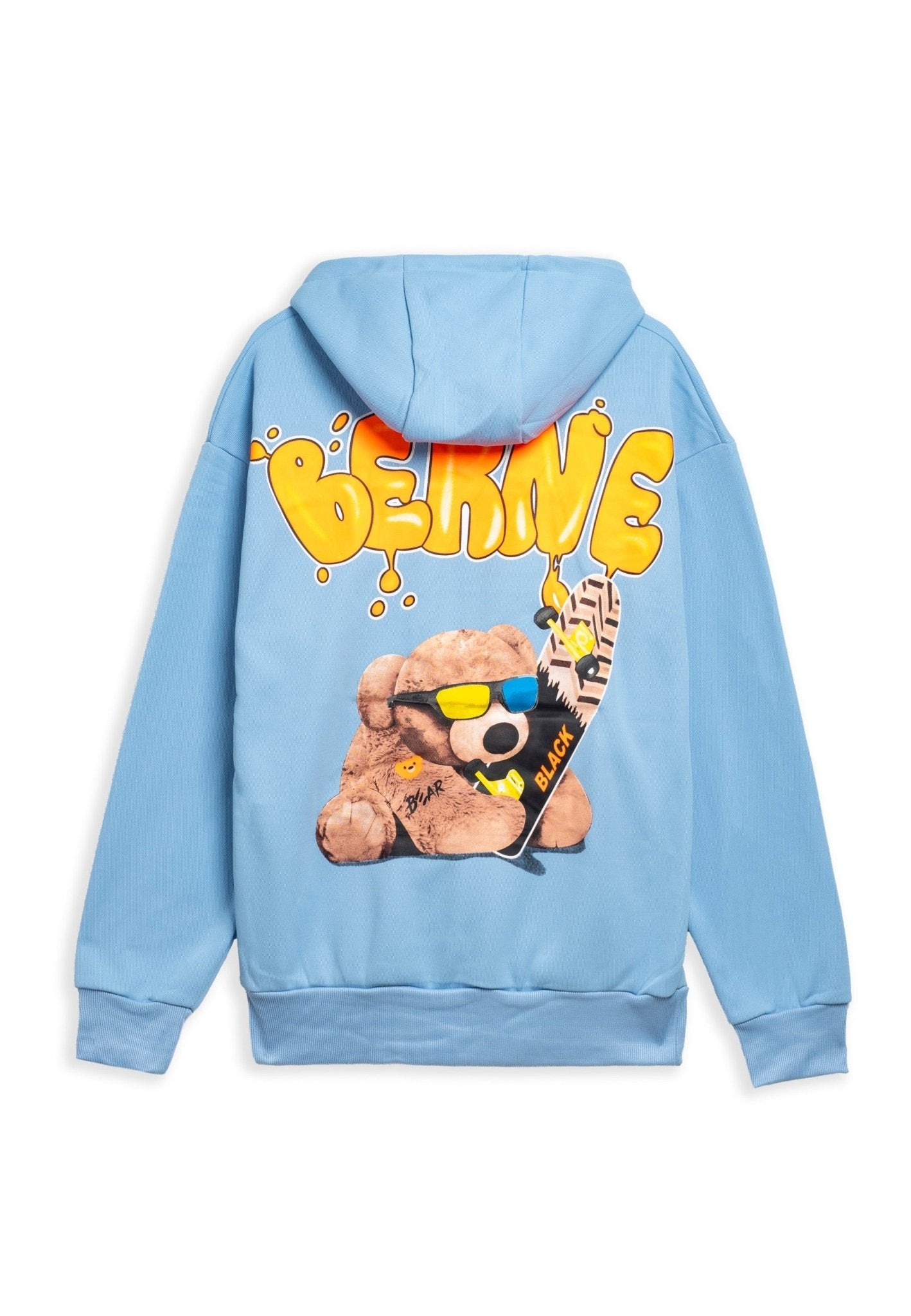 SUDADERA CELESTE BERNE SKATER BEAR HOODIE - AREA ZERO