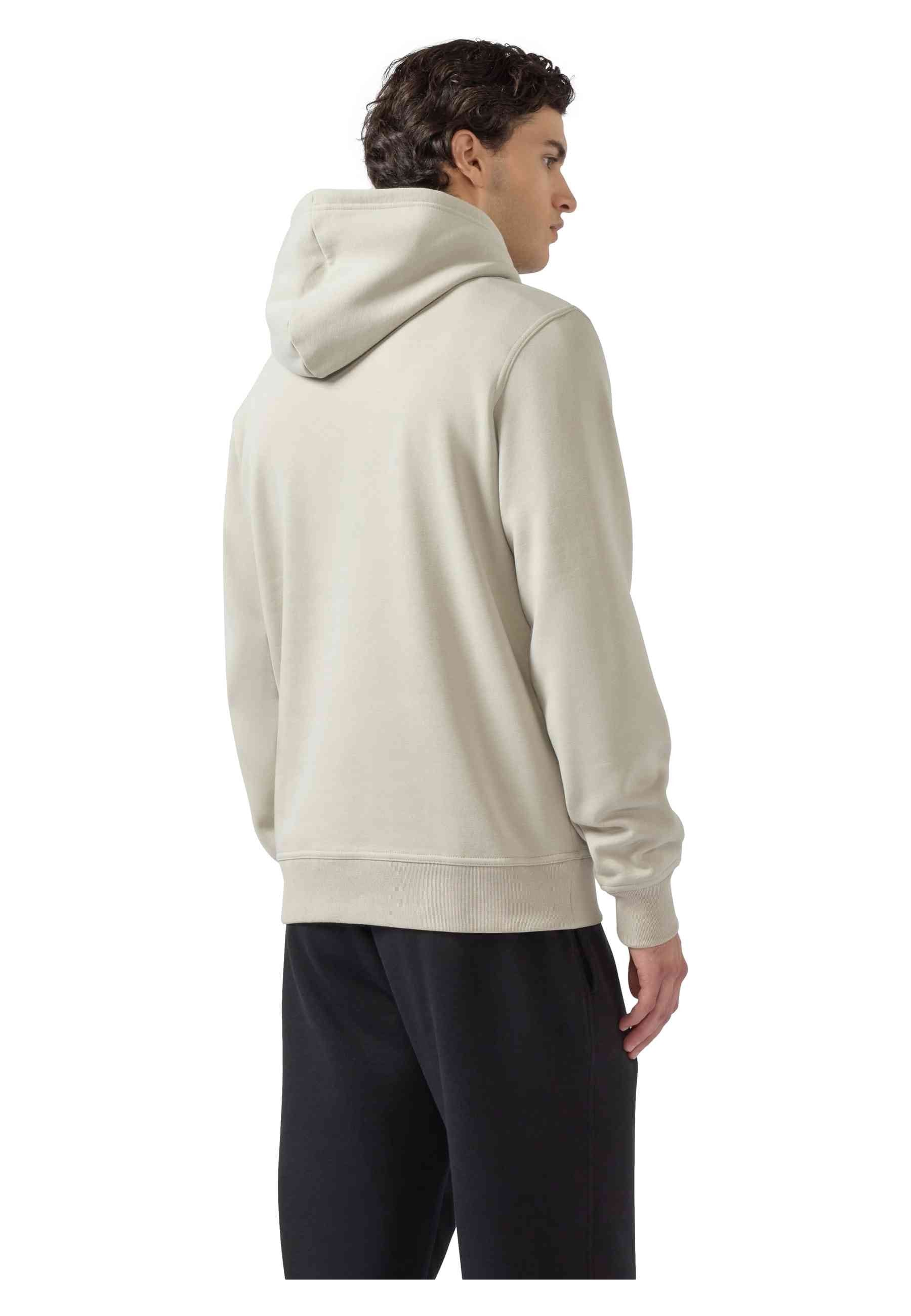 SUDADERA CHAMPION BEIGE SMALL EMBROIDERED LOGO HOODIE