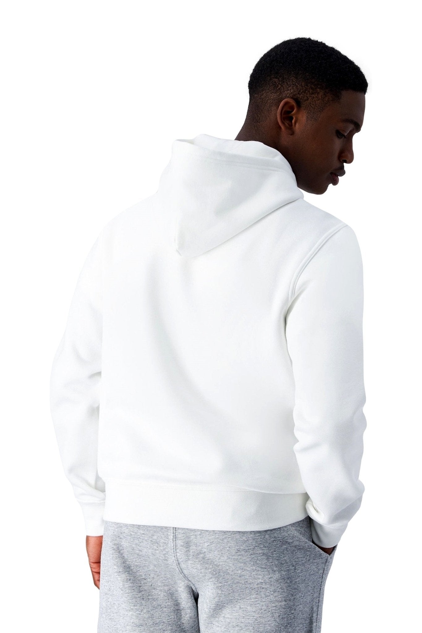 SUDADERA CHAMPION BLANCA EMBROIDERED LOGO HOODED SWEATSHIRT - AREA ZERO