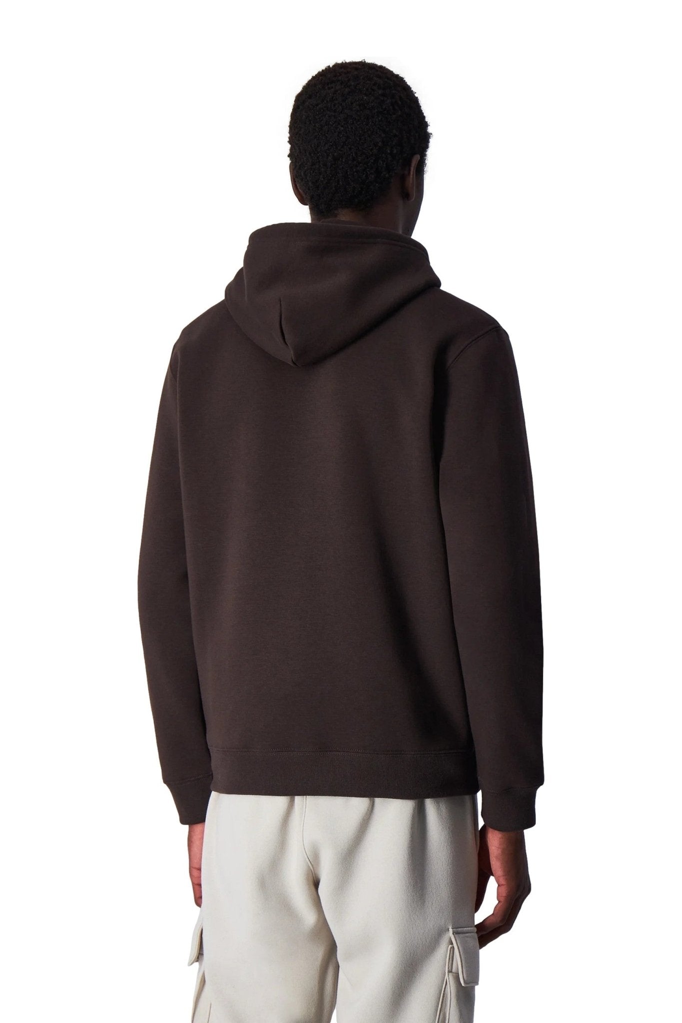 SUDADERA CHAMPION CHOCOLATE EMBROIDERED SCRIPT LOGO HOODIE - AREA ZERO