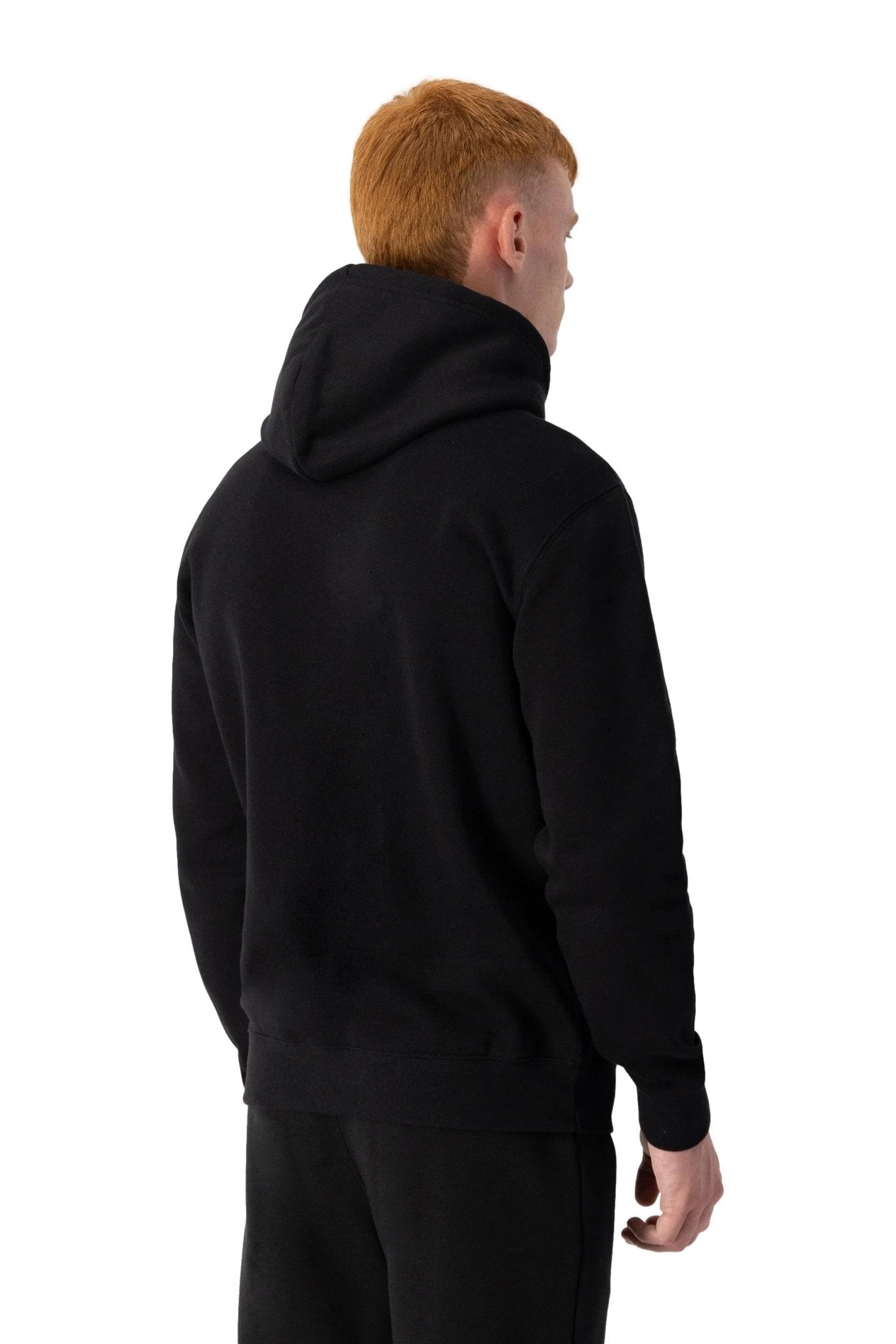 SUDADERA CHAMPION NEGRA X PRO SCRIPT LOGO HOODIE - AREA ZERO