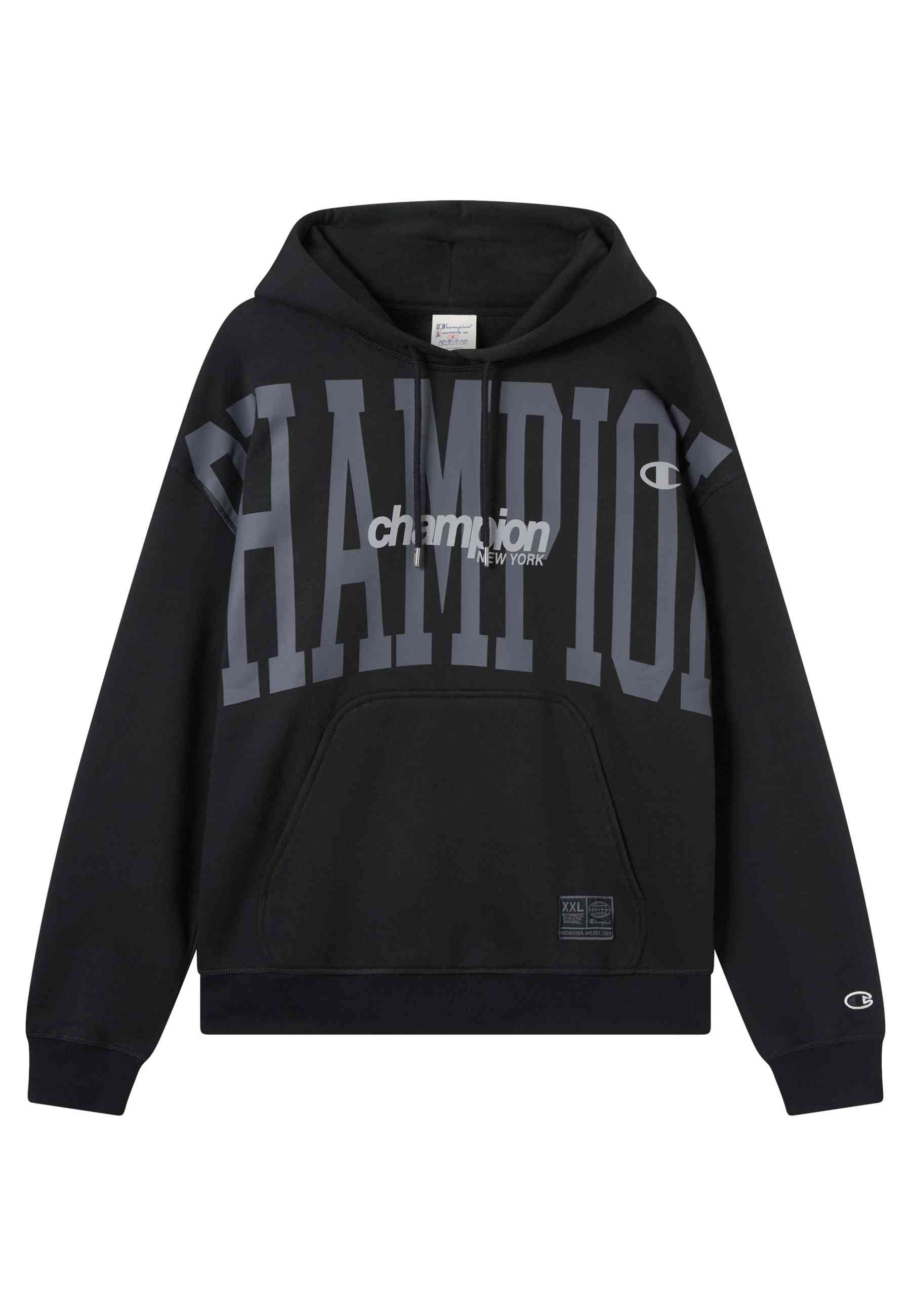 SUDADERA CHAMPION ROCHESTER NEGRA URBAN CONTEMPORARY HOODIE