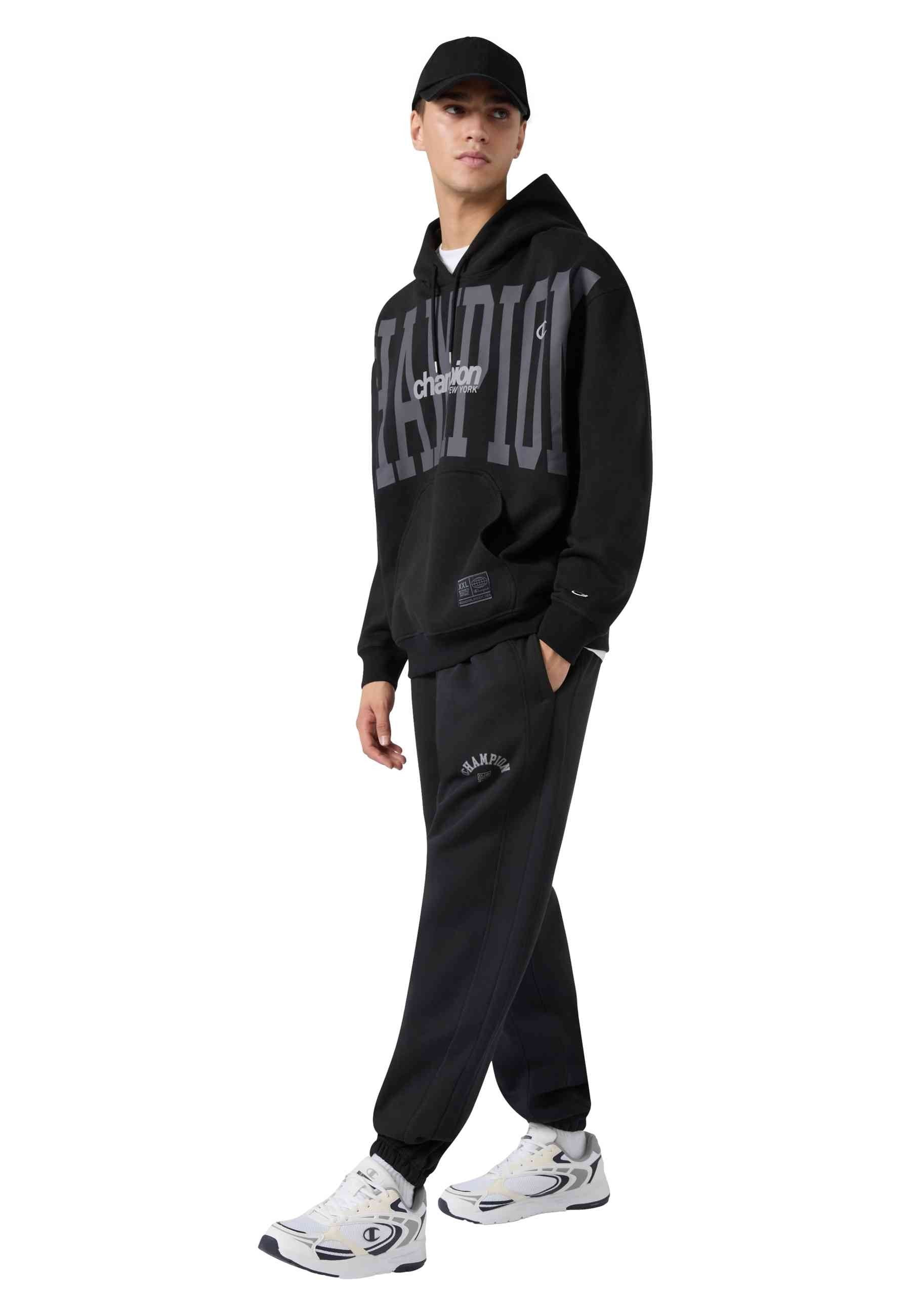 SUDADERA CHAMPION ROCHESTER NEGRA URBAN CONTEMPORARY HOODIE